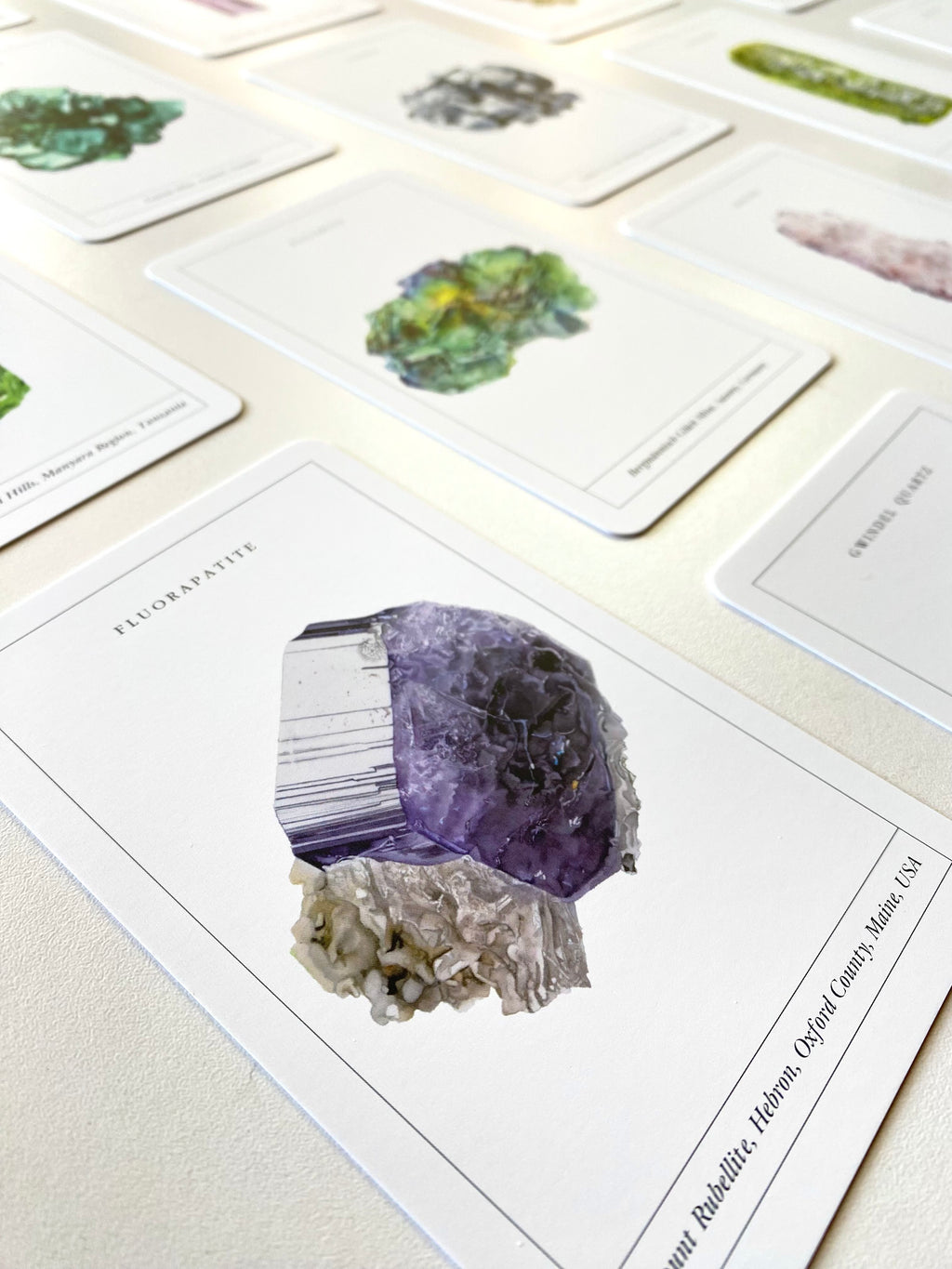 Mineralogy Collectors Cards- 65 Luxury Card Deck