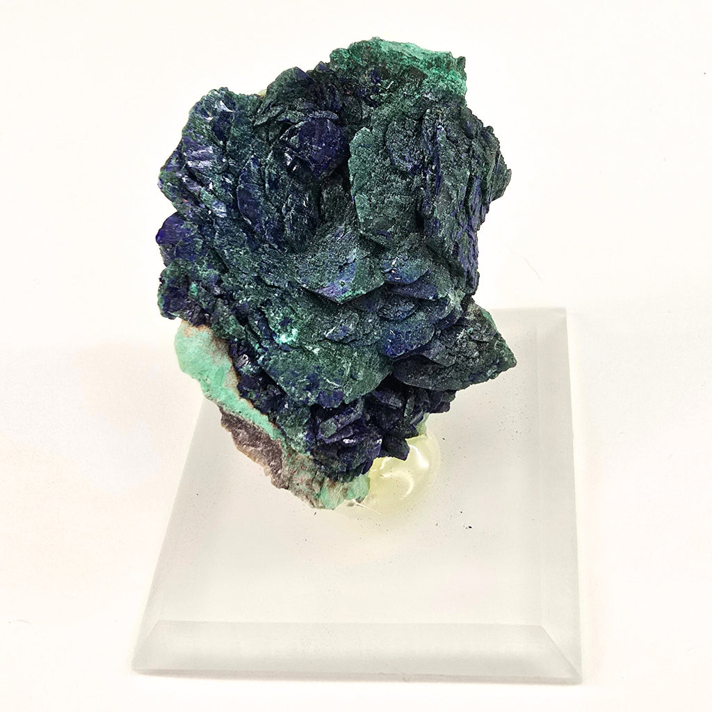 MN0024-Azurite W/ Malachite Pseudomorph