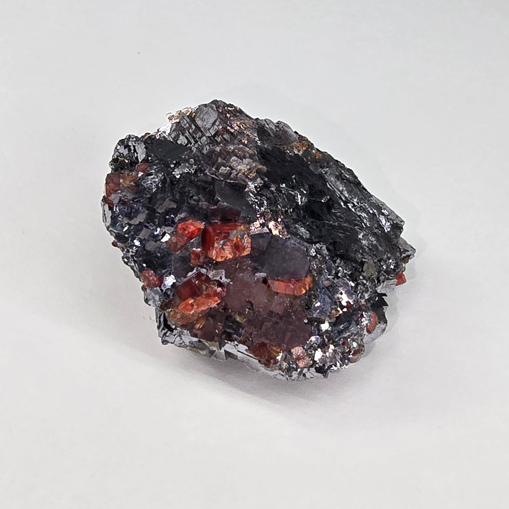 MN0040-Rhodonite In Galena
