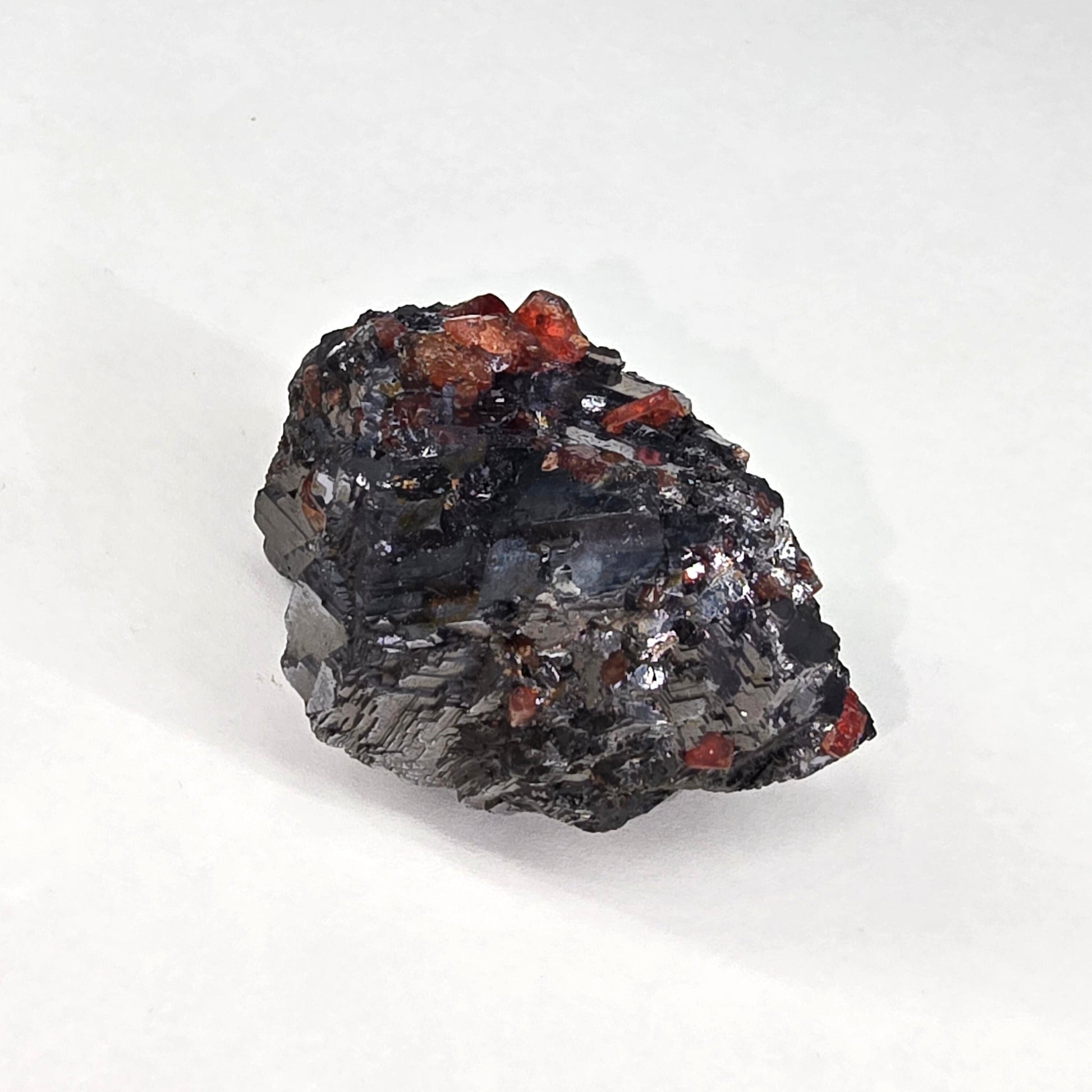 MN0040-Rhodonite In Galena