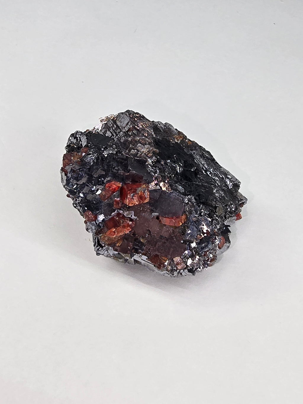 MN0040-Rhodonite In Galena