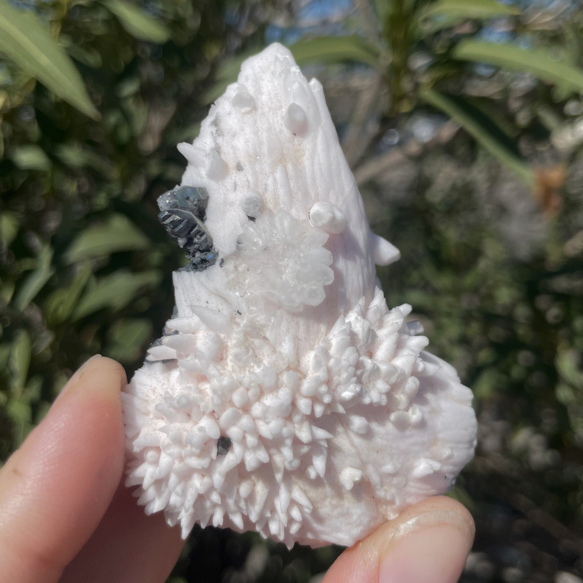 MN0016-Manganocalcite With Quartz And Tetrahedrite