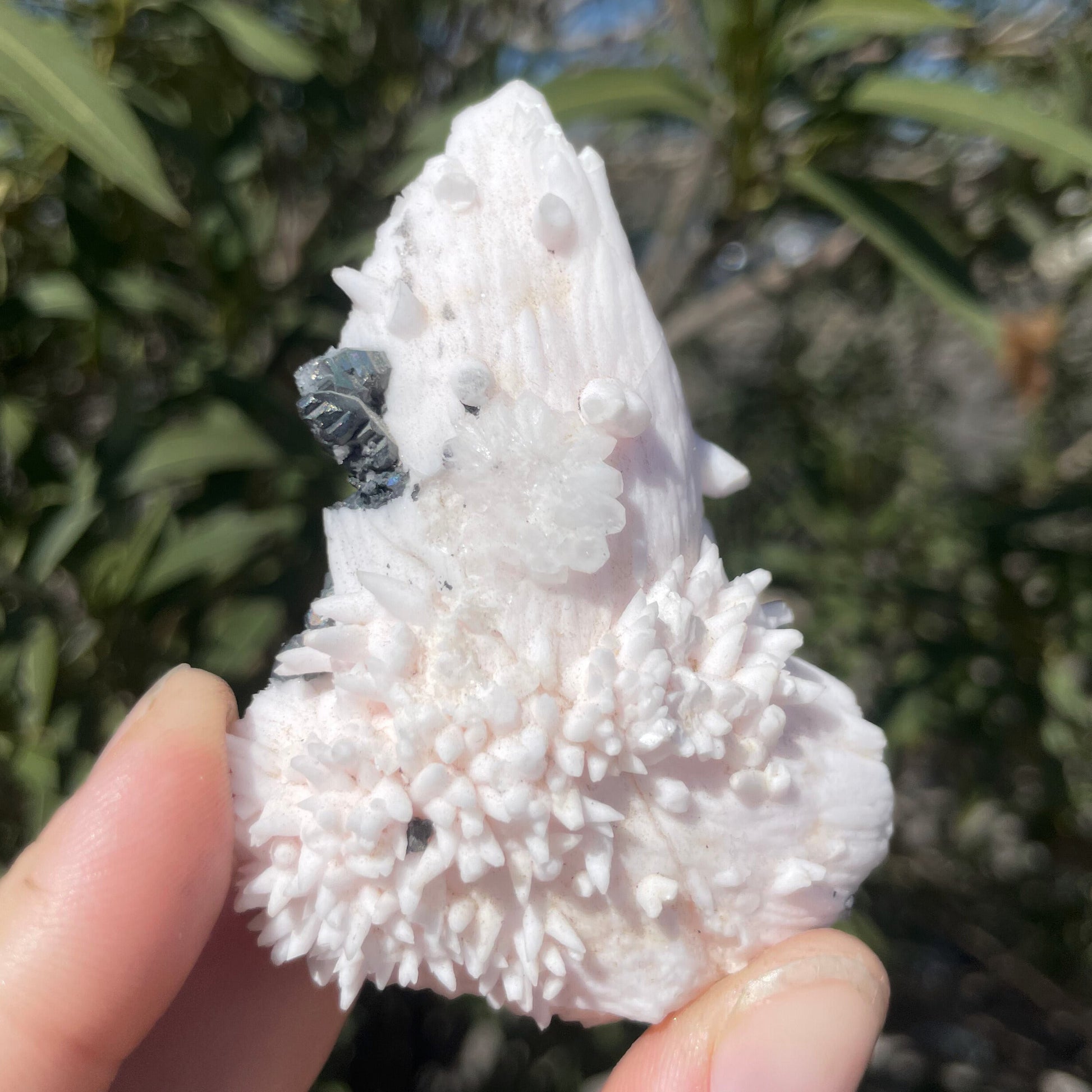 MN0016-Manganocalcite With Quartz And Tetrahedrite