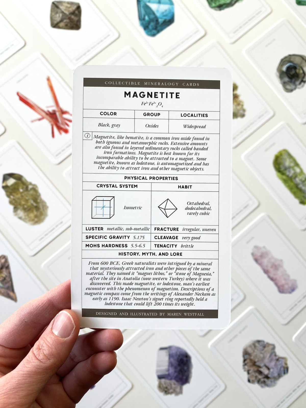 Mineralogy Collectors Cards- 65 Luxury Card Deck