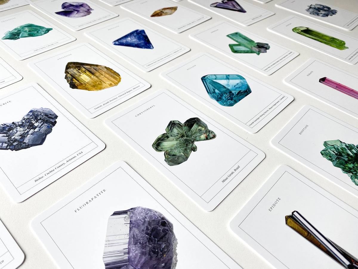 Mineralogy Collectors Cards- 65 Luxury Card Deck