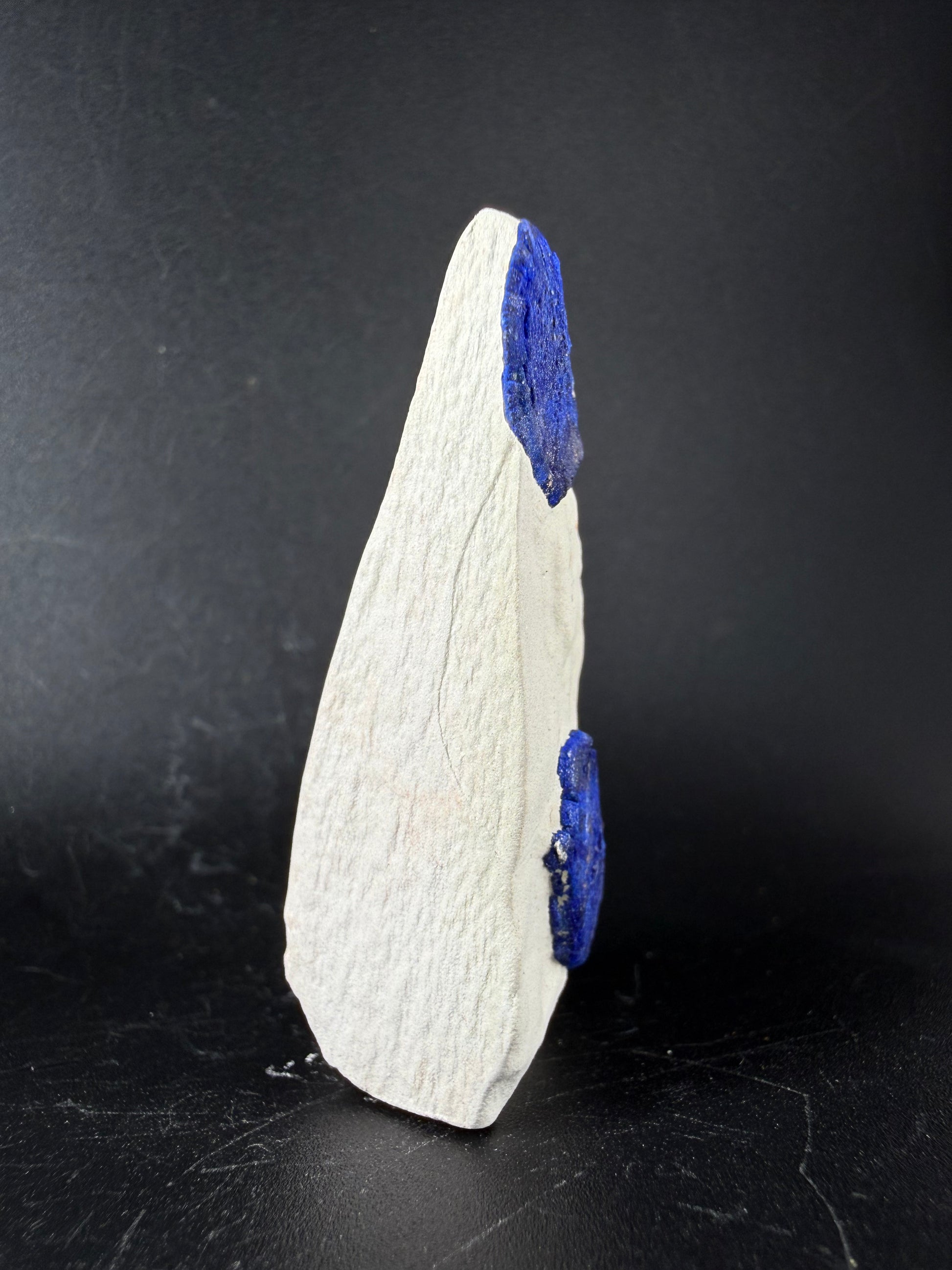 Azurite "suns"