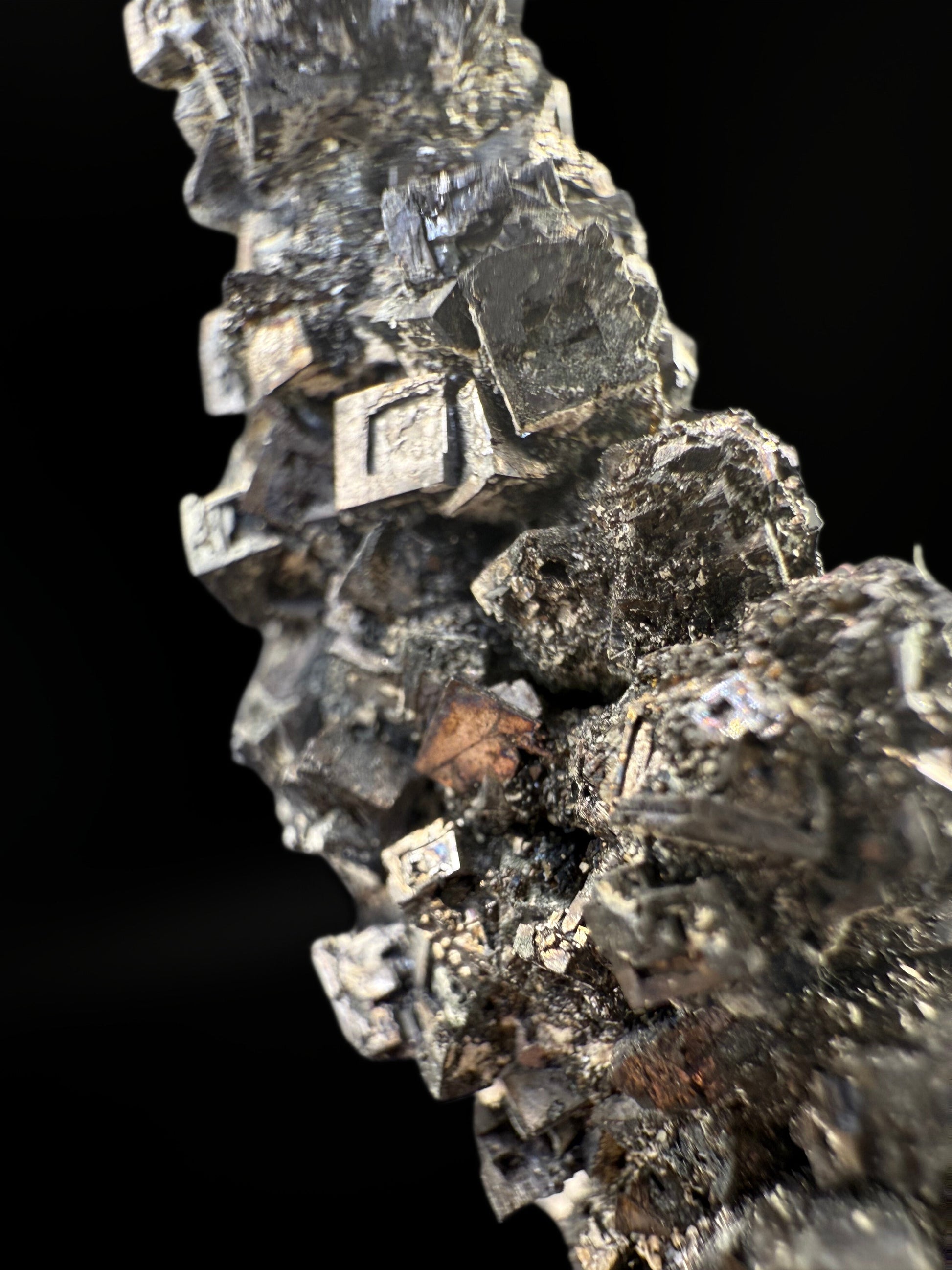 MN0075-Stalactite Galena On Sphalerite