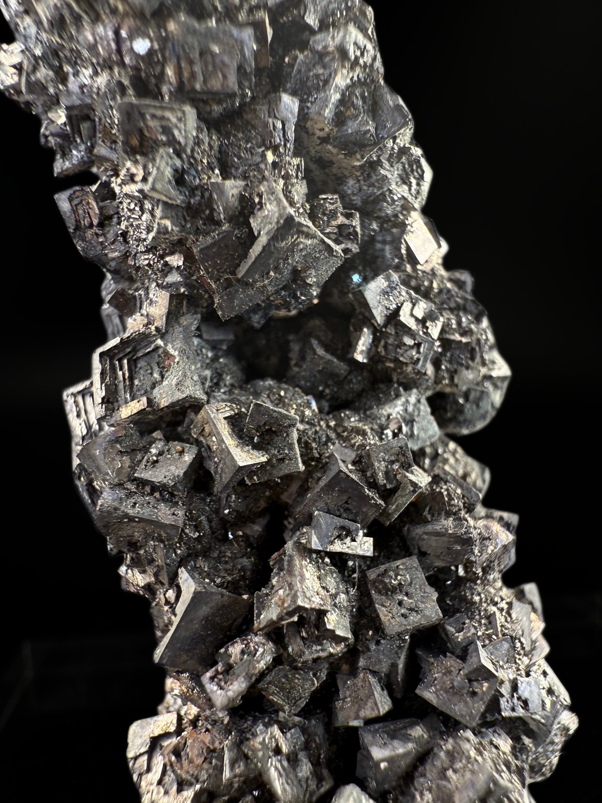 MN0075-Stalactite Galena On Sphalerite