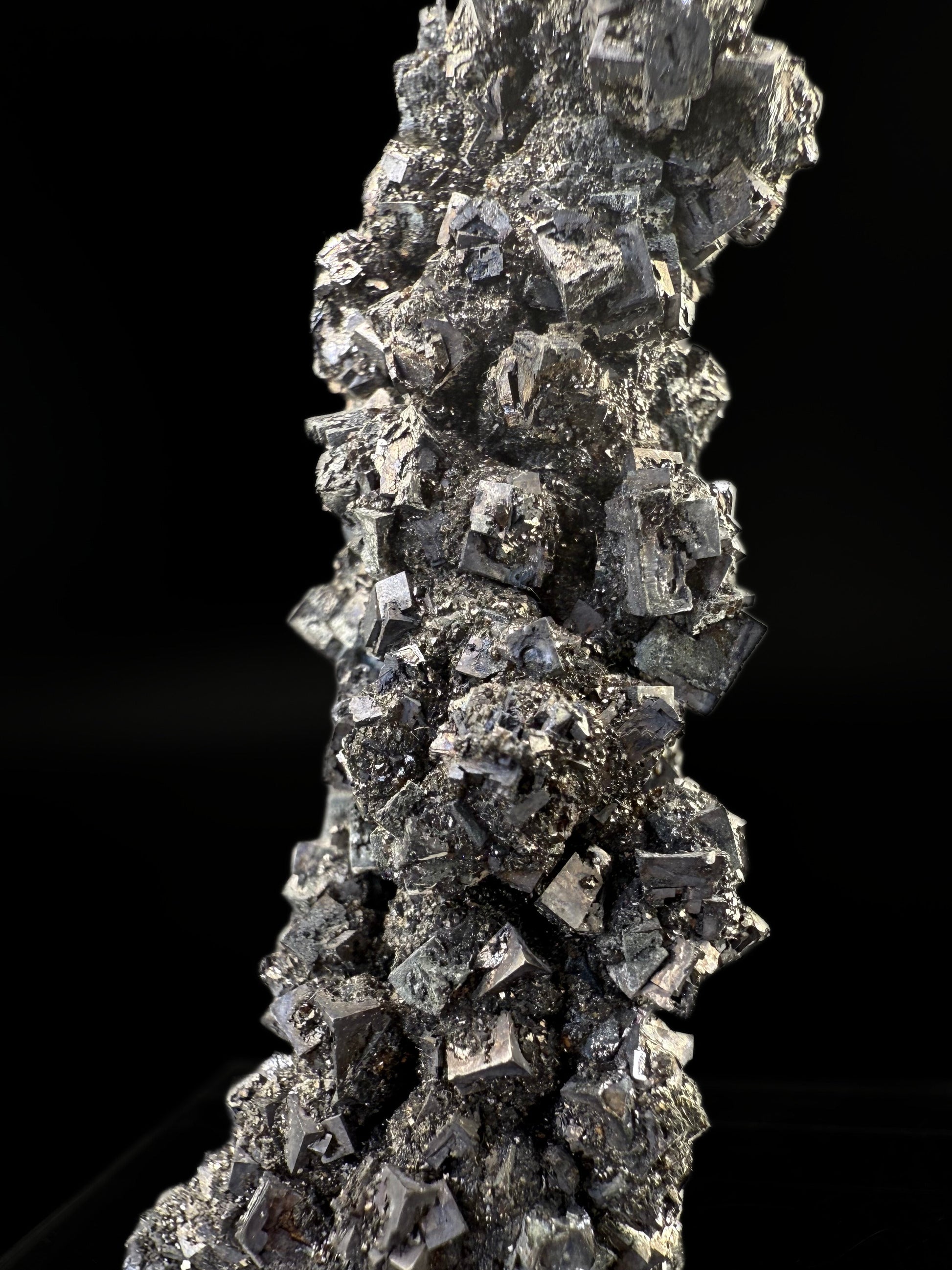 MN0075-Stalactite Galena On Sphalerite
