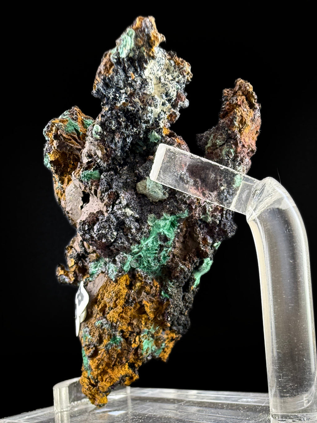 MN0082-Malachite On Native Copper