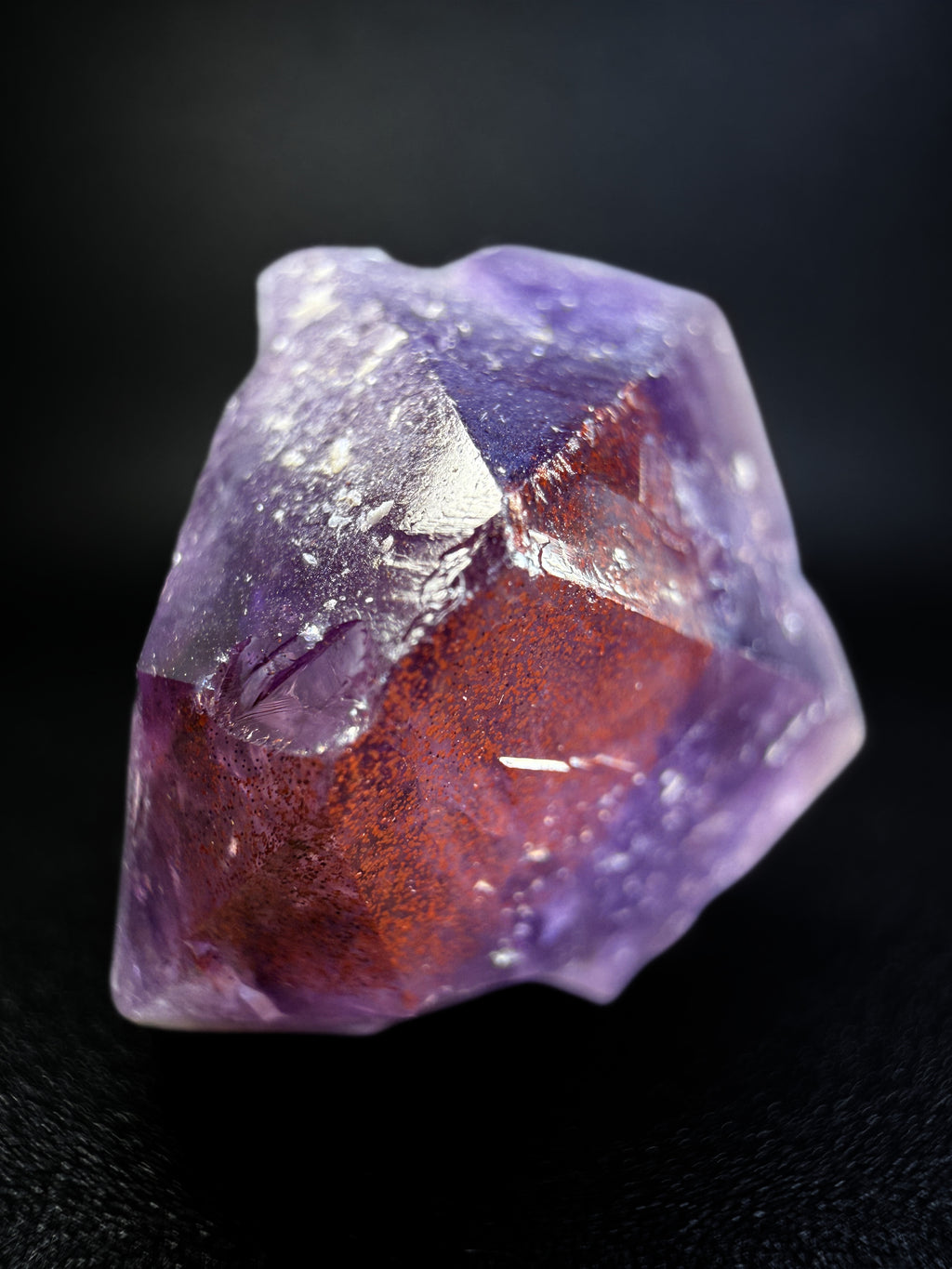 Amethyst with Hematite inclusions