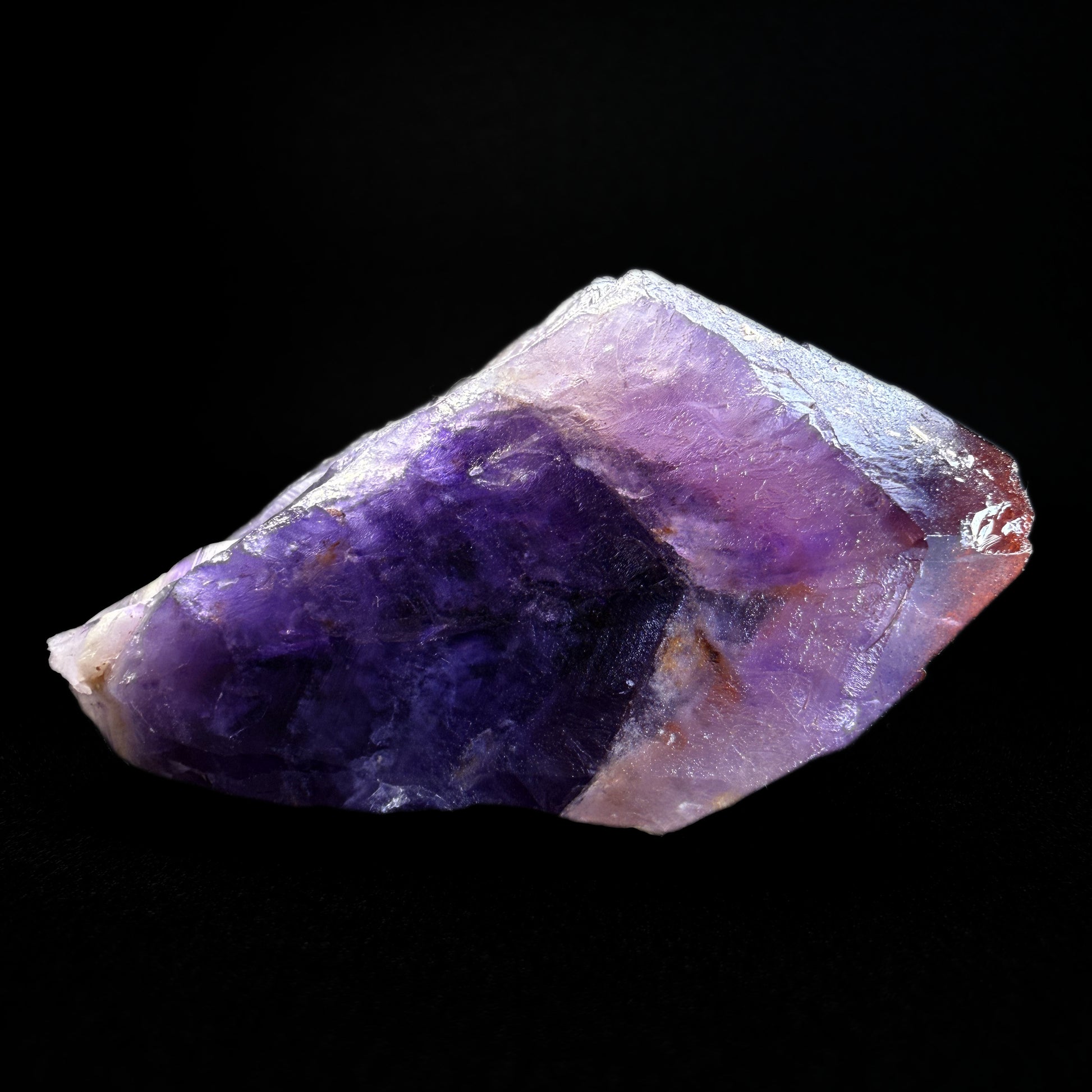 Amethyst with Hematite inclusions