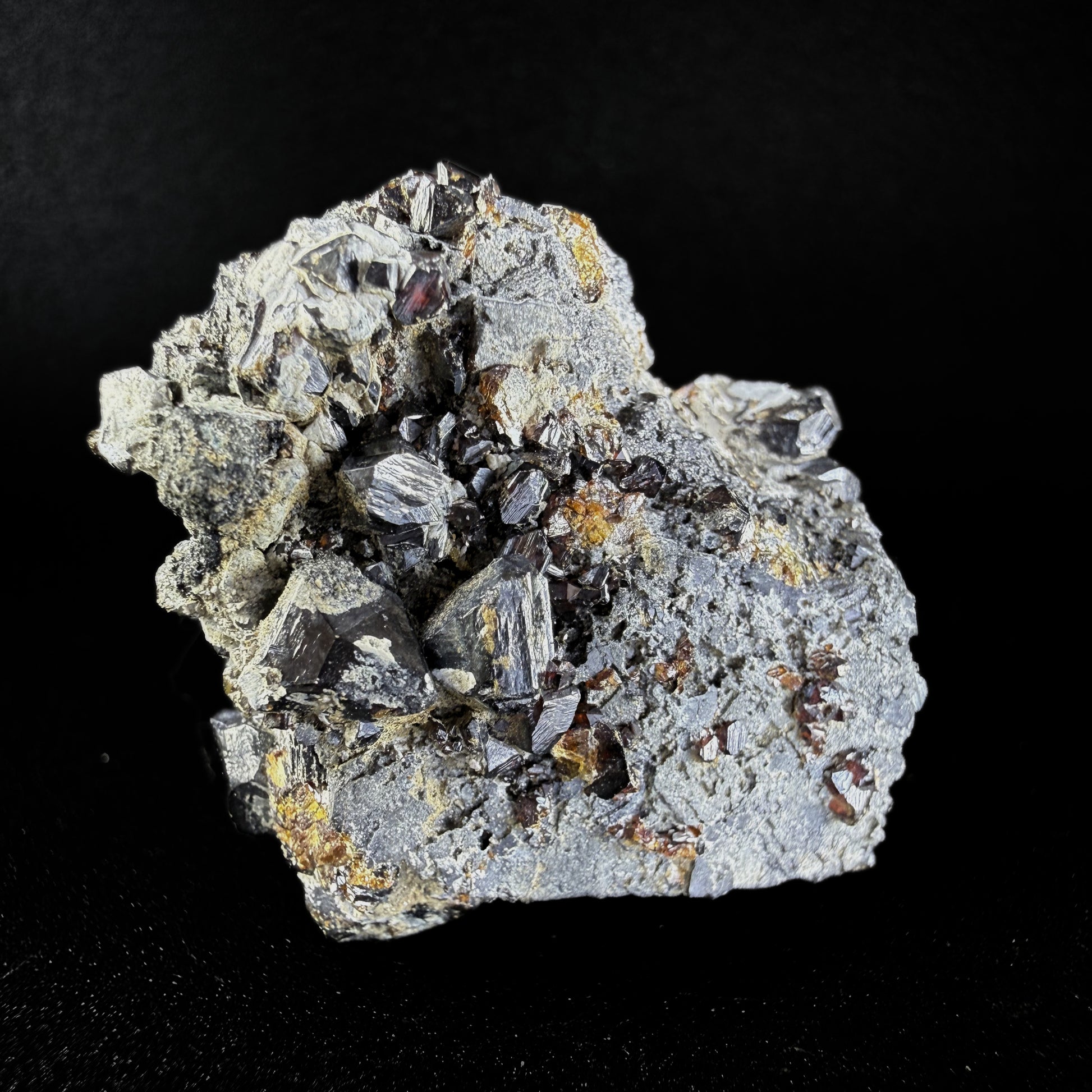 Sphalerite on Galena