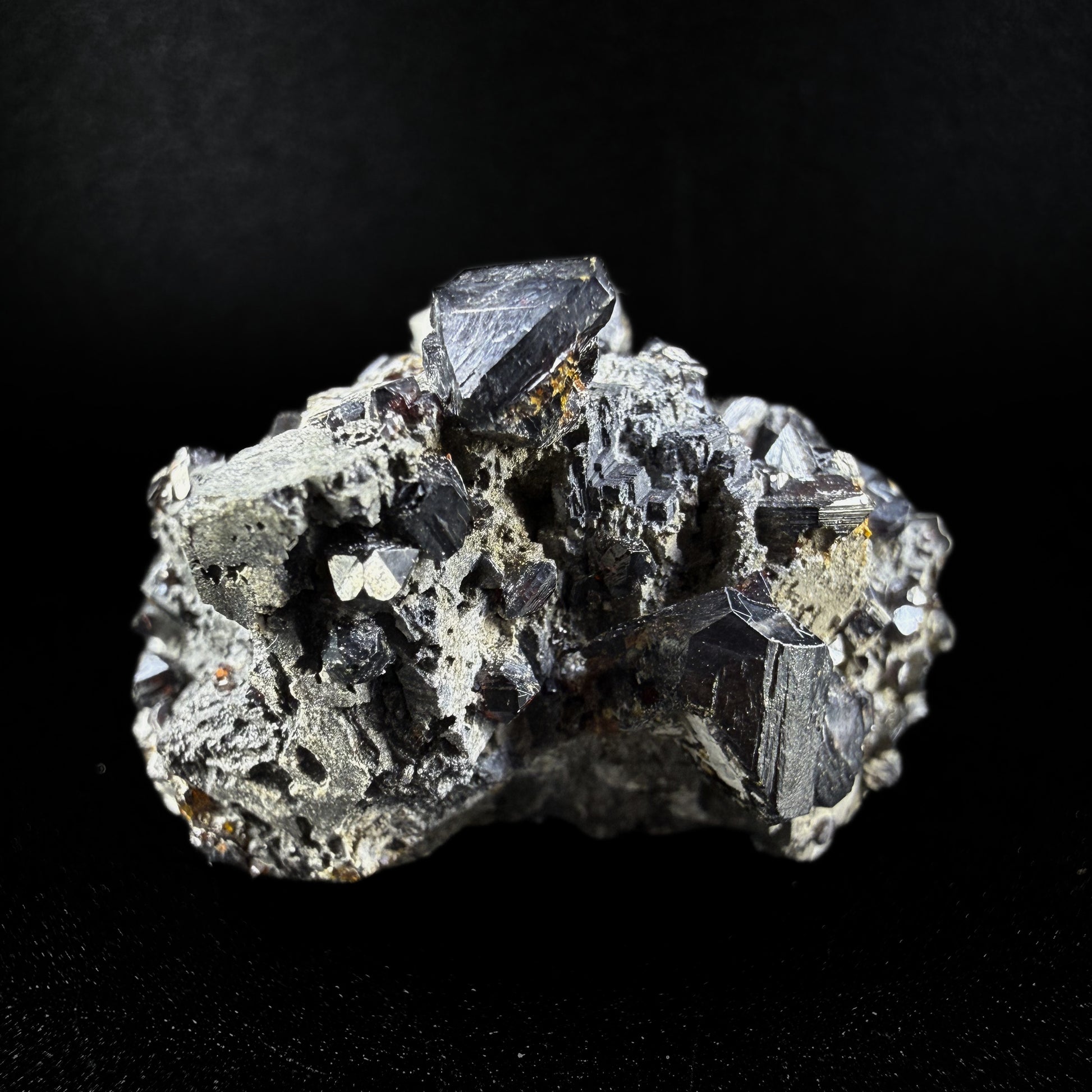 Sphalerite on Galena