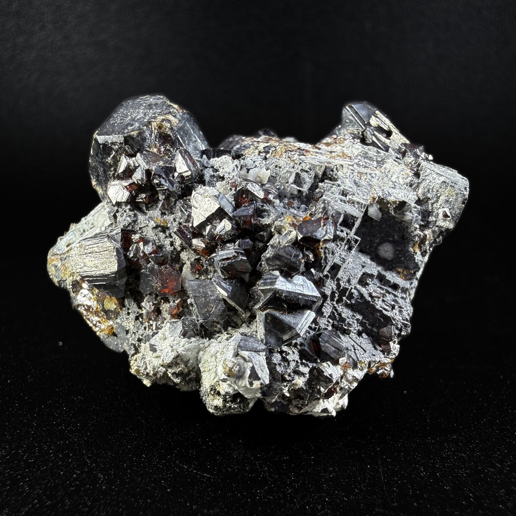 Sphalerite on Galena