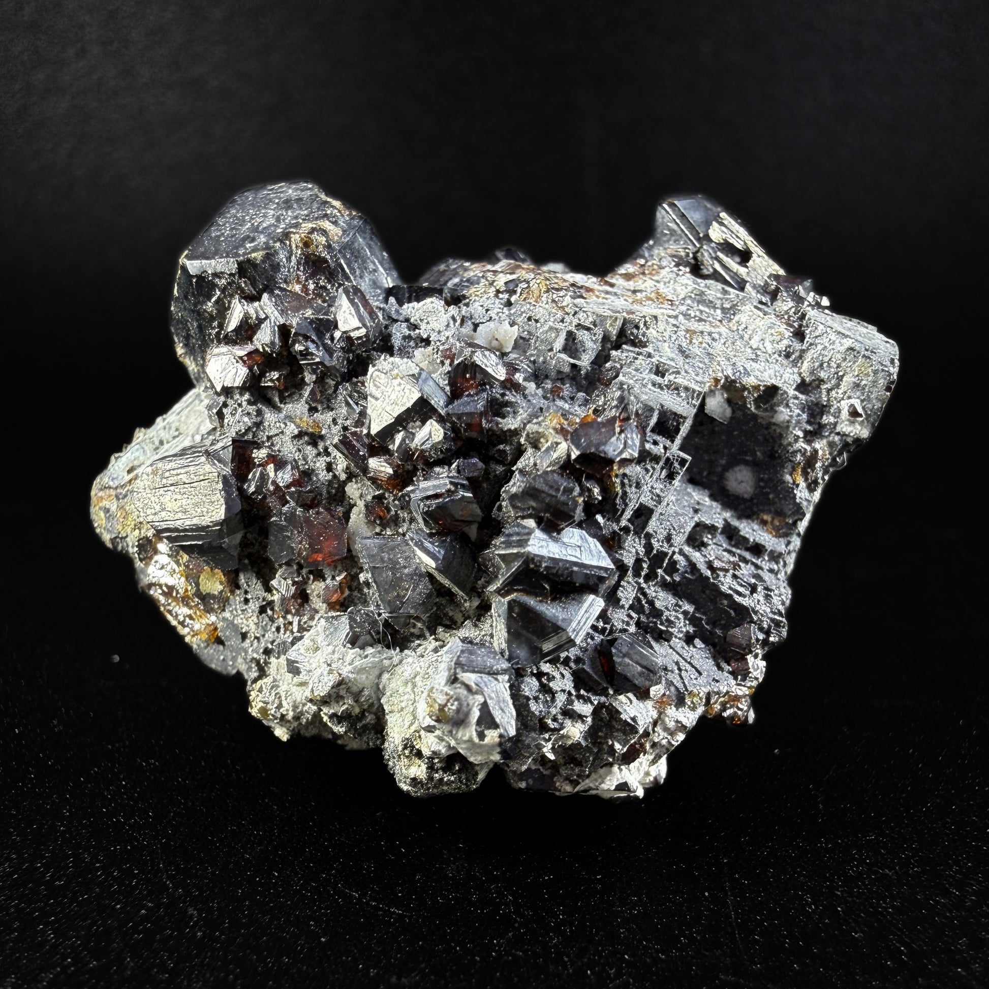 Sphalerite on Galena