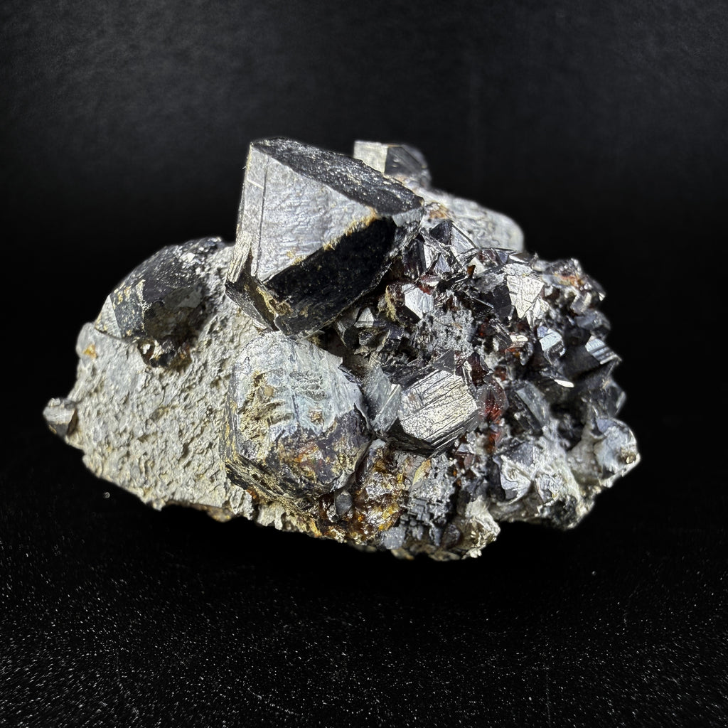 Sphalerite on Galena