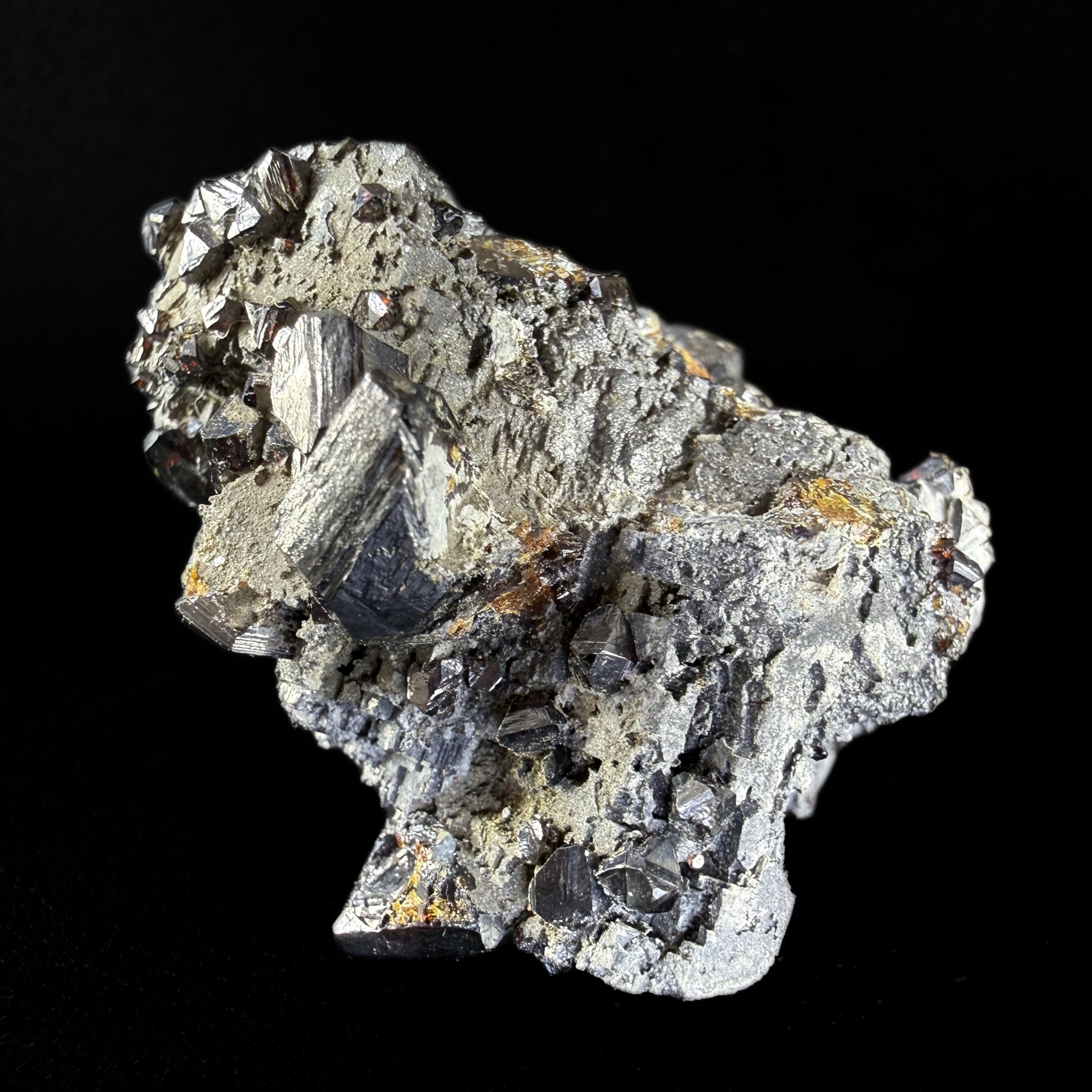 Sphalerite on Galena