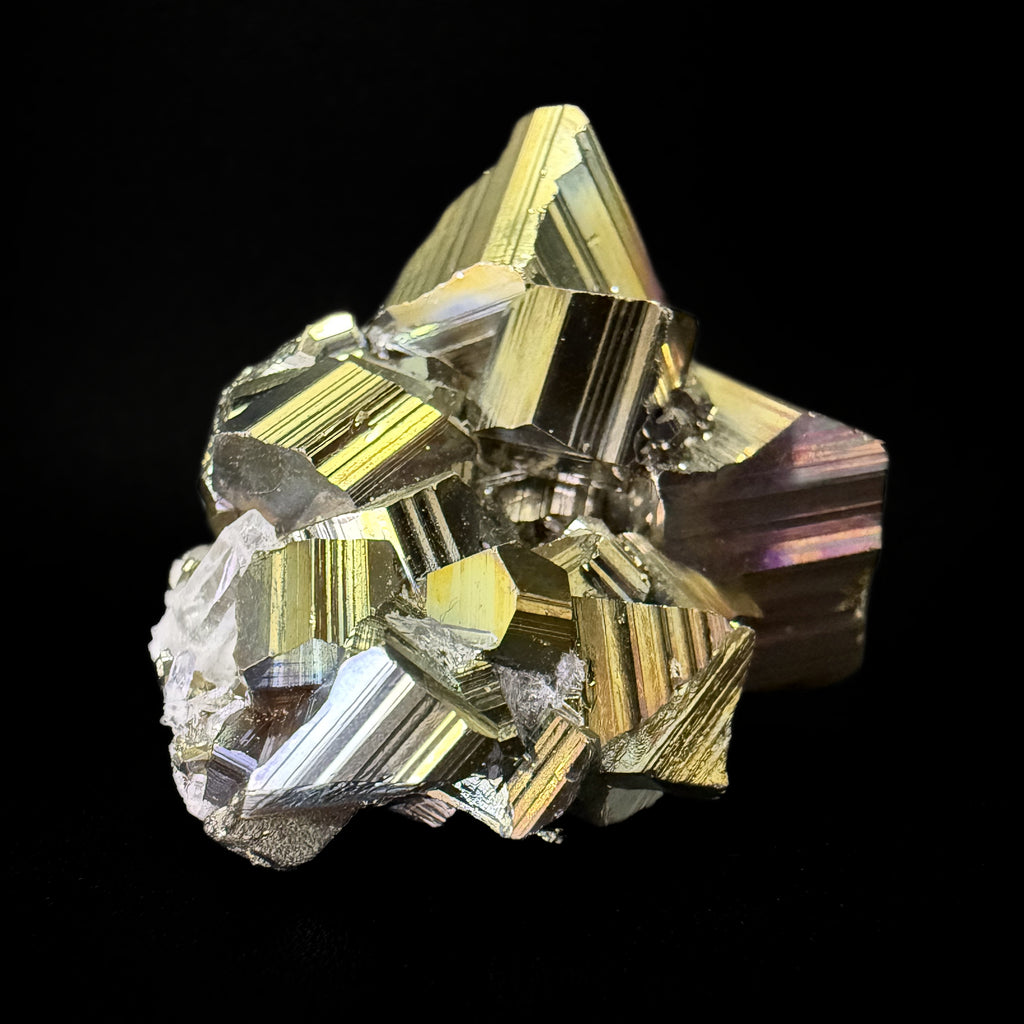 Pyrite with Iridescent