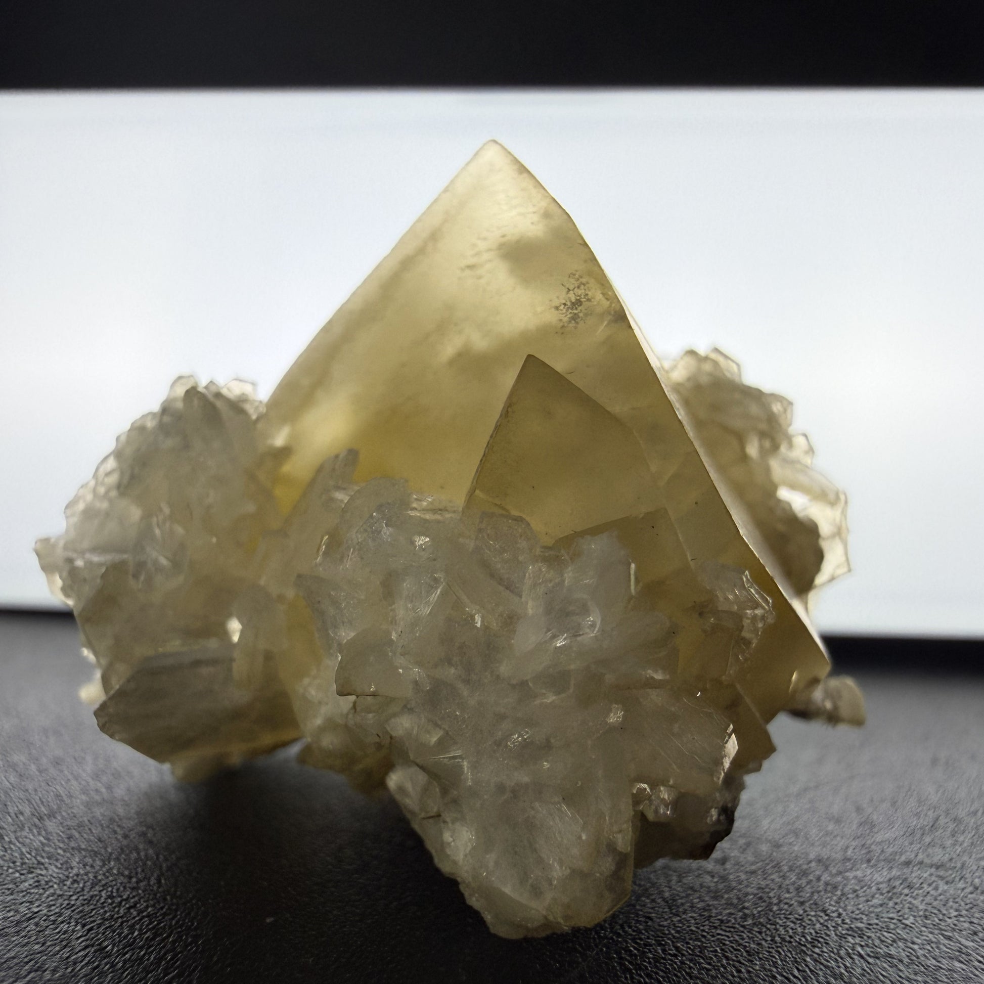 Calcite with Stilbite