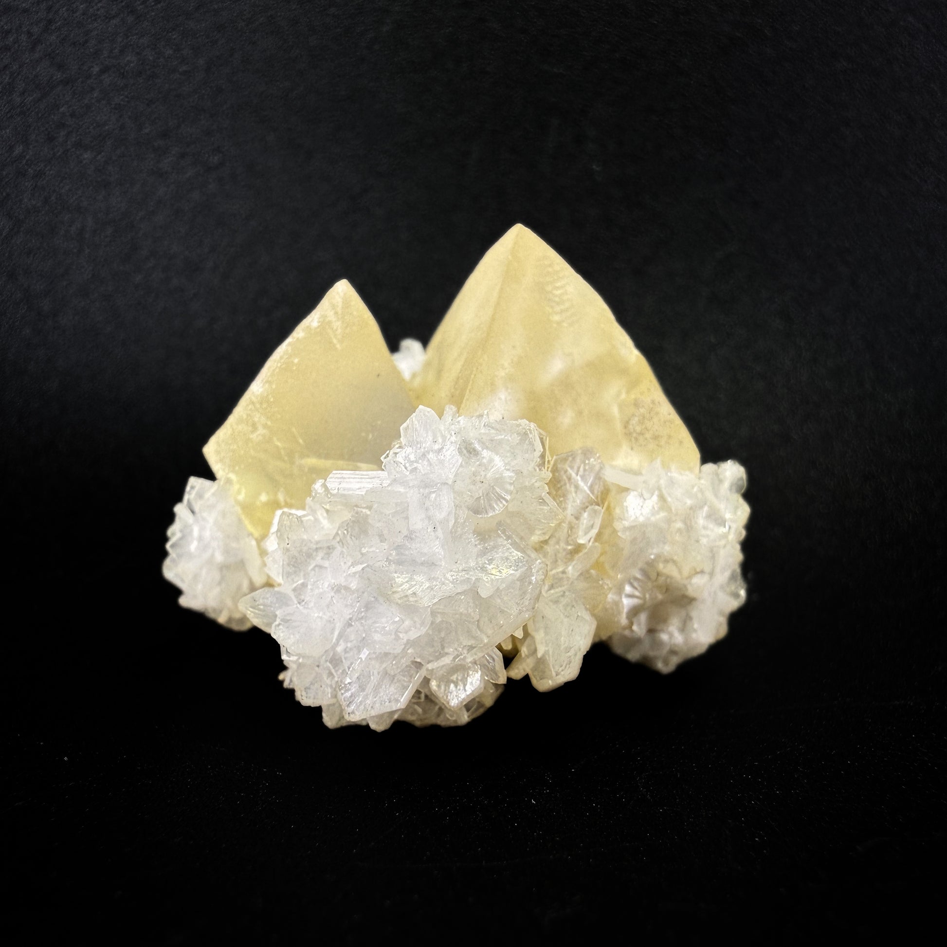 Calcite with Stilbite