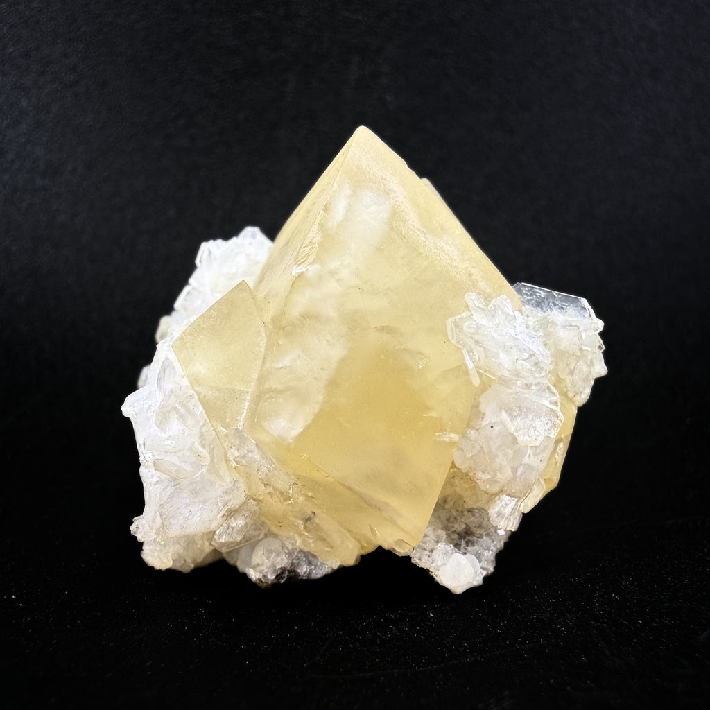 Calcite with Stilbite