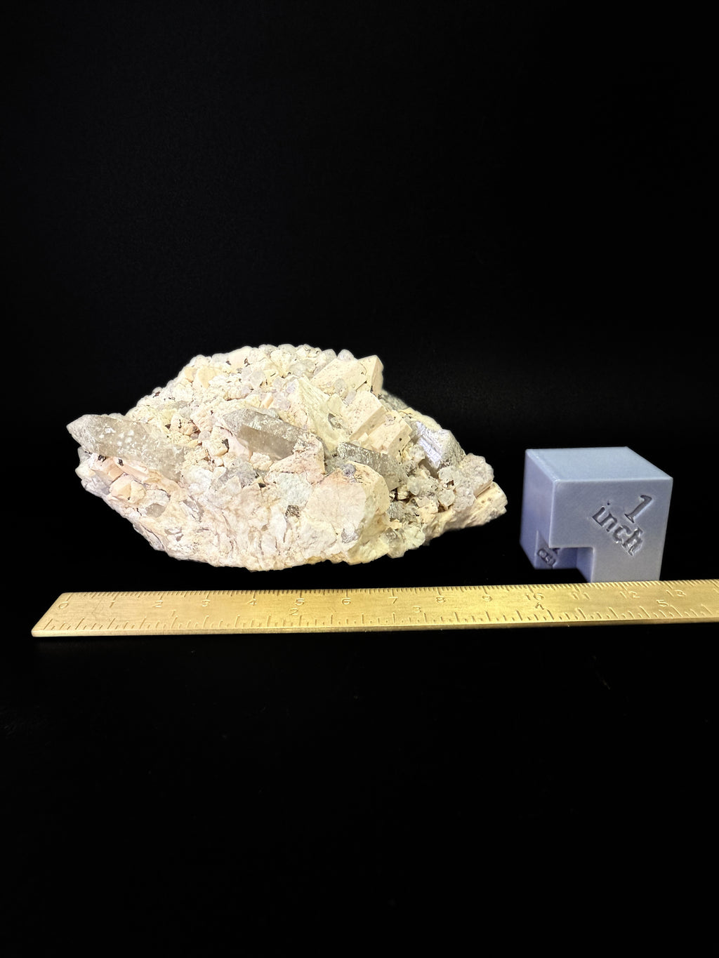 Fluorite, Microline and Smoky Quartz