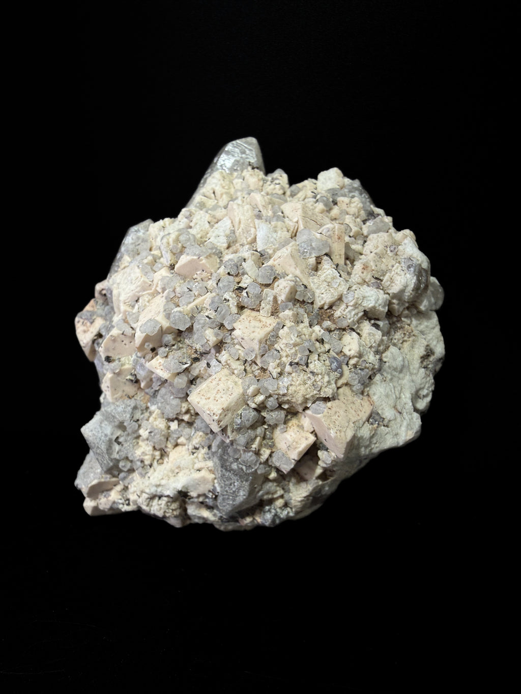 Fluorite, Microline and Smoky Quartz