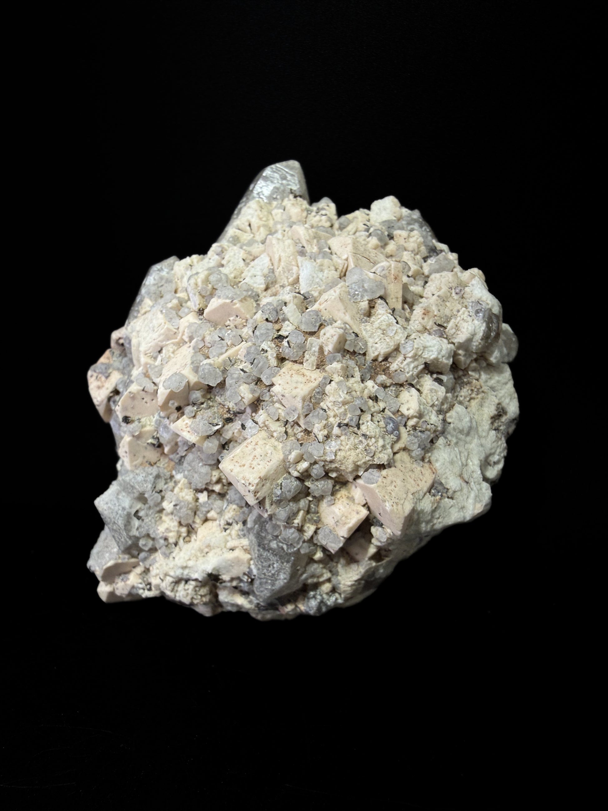 Fluorite, Microline and Smoky Quartz