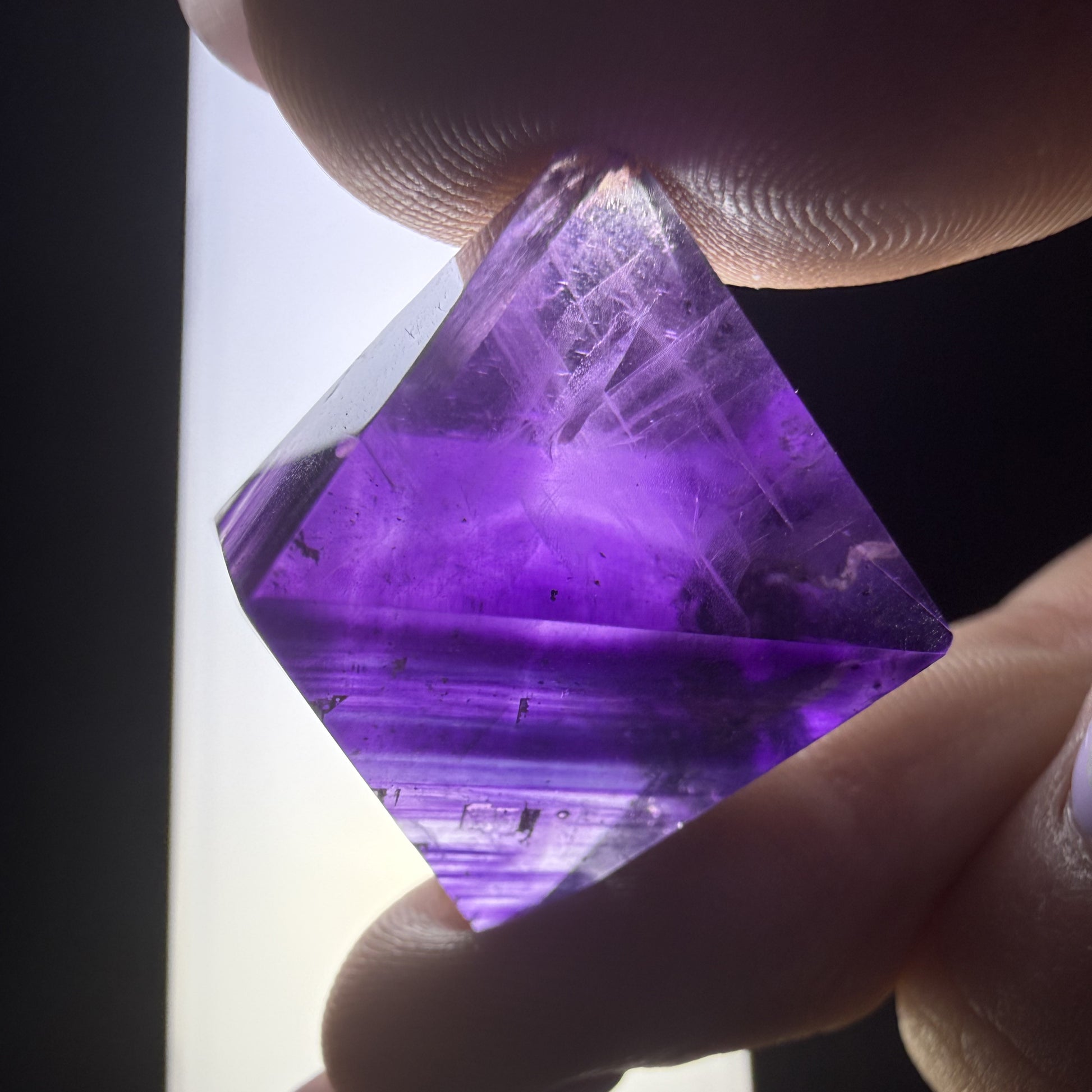 Fluorite (Polished Octahedral)