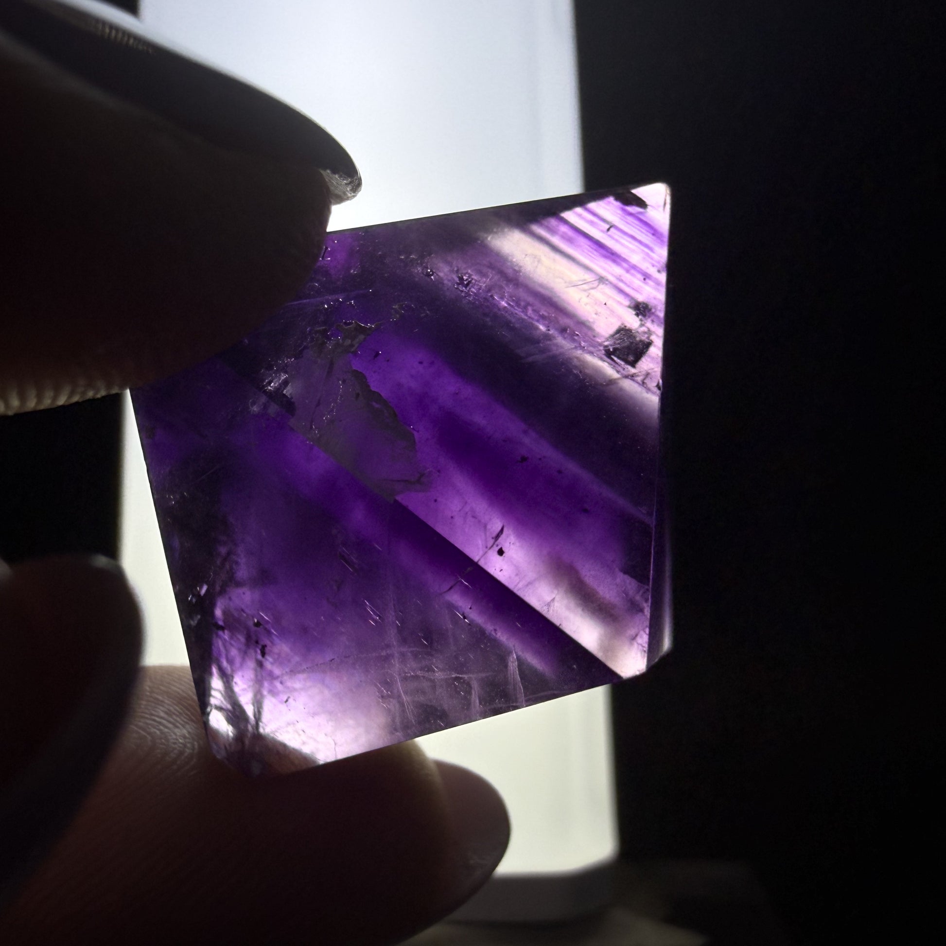 Fluorite (Polished Octahedral)