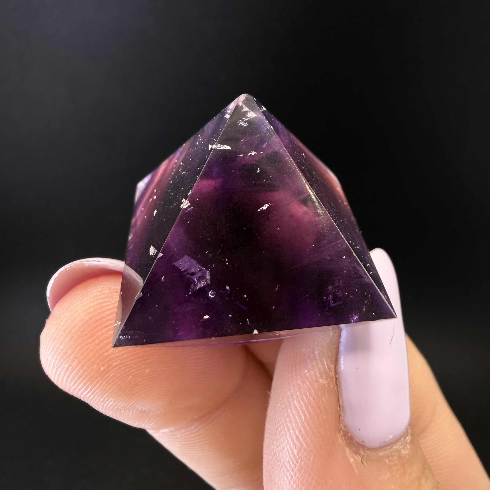 Fluorite (Polished Octahedral)