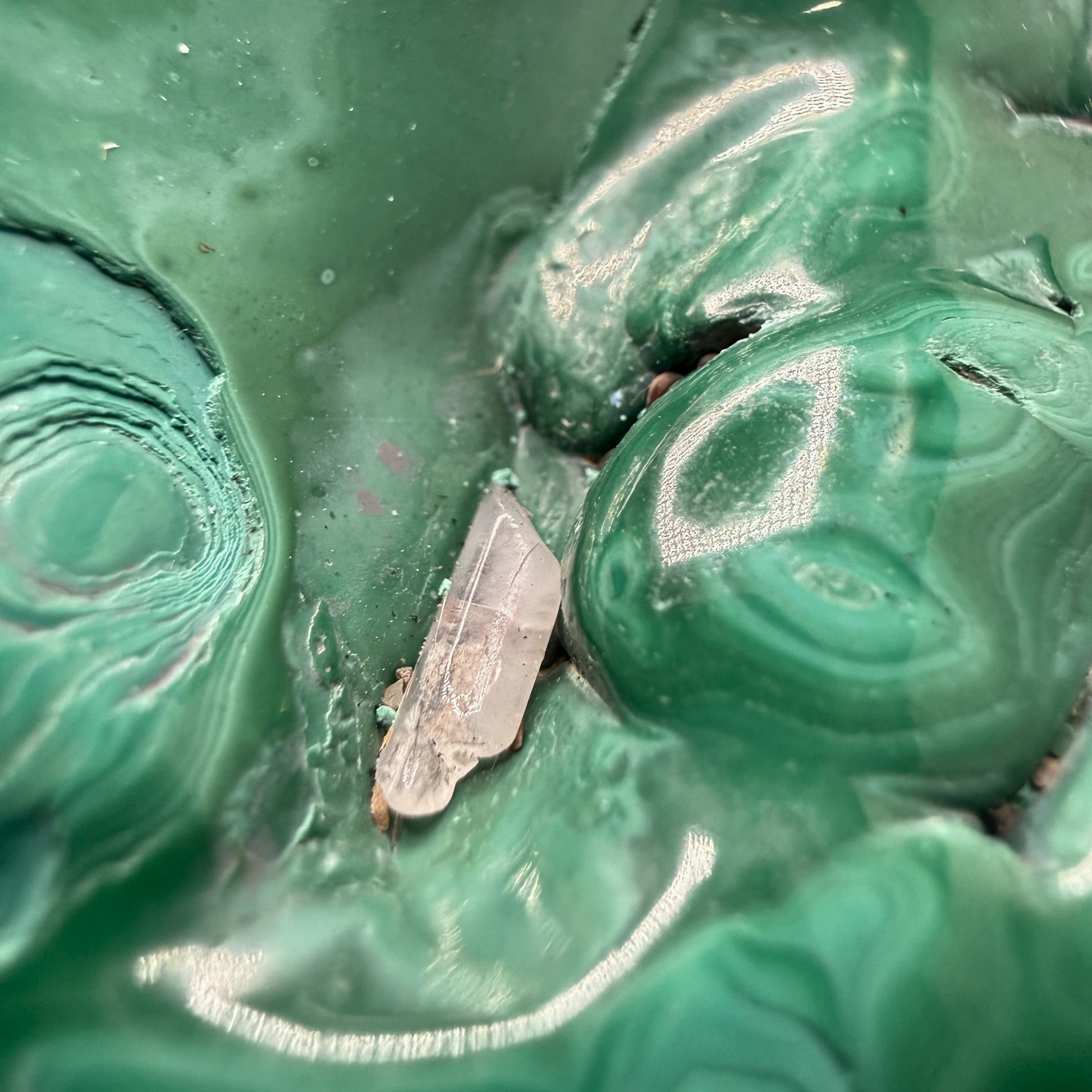 Malachite with Azurite