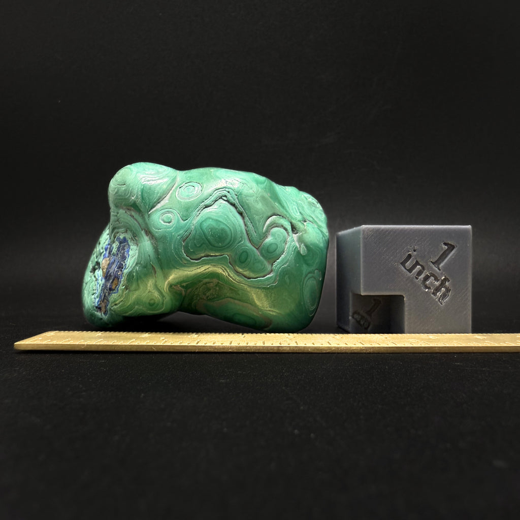 Malachite with Azurite