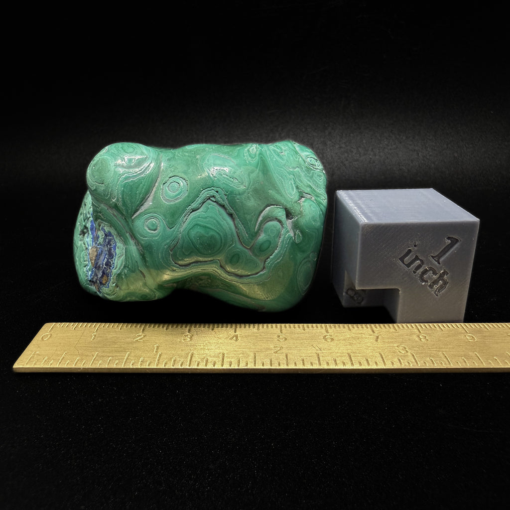 Malachite with Azurite