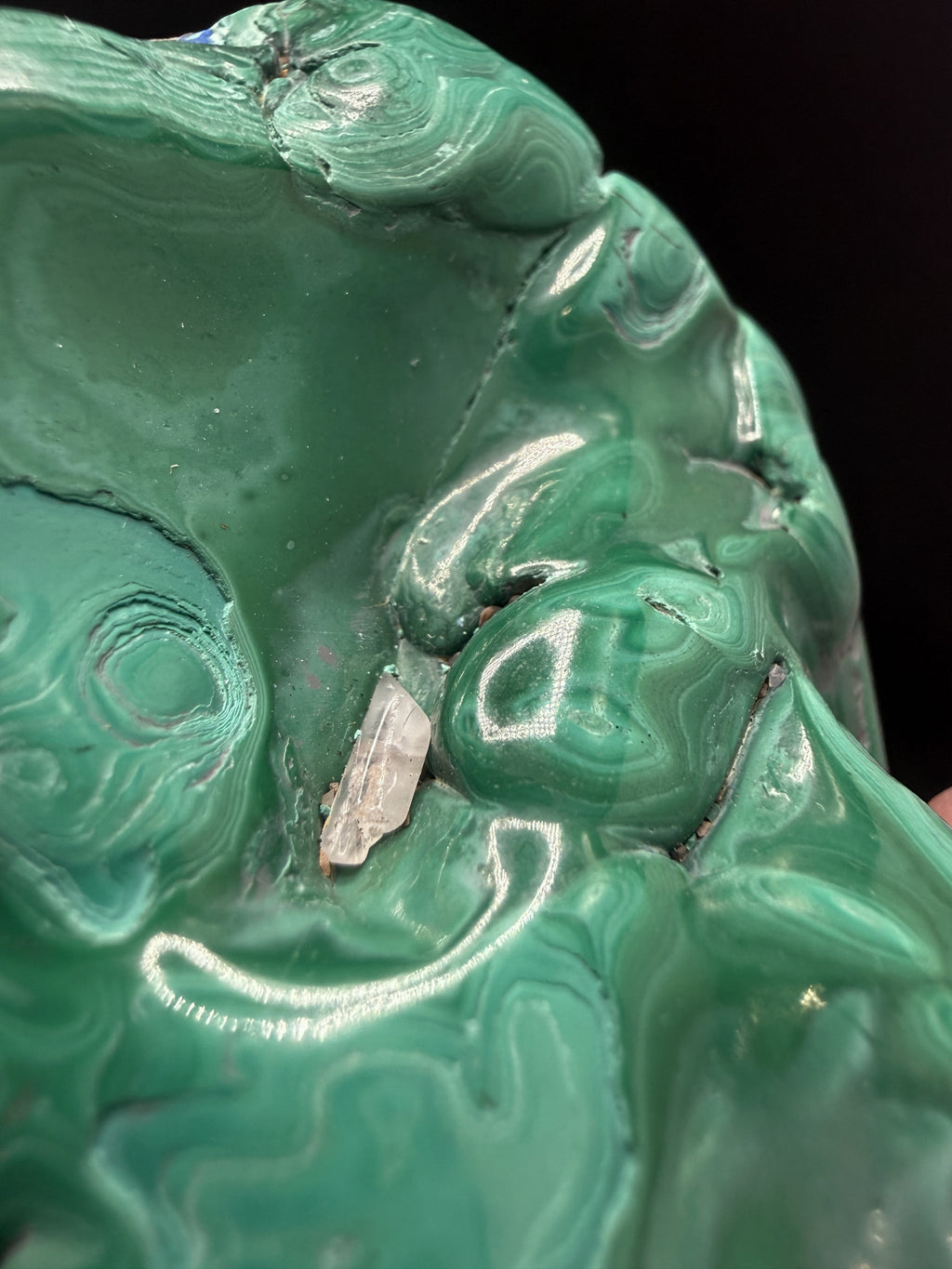 Malachite with Azurite