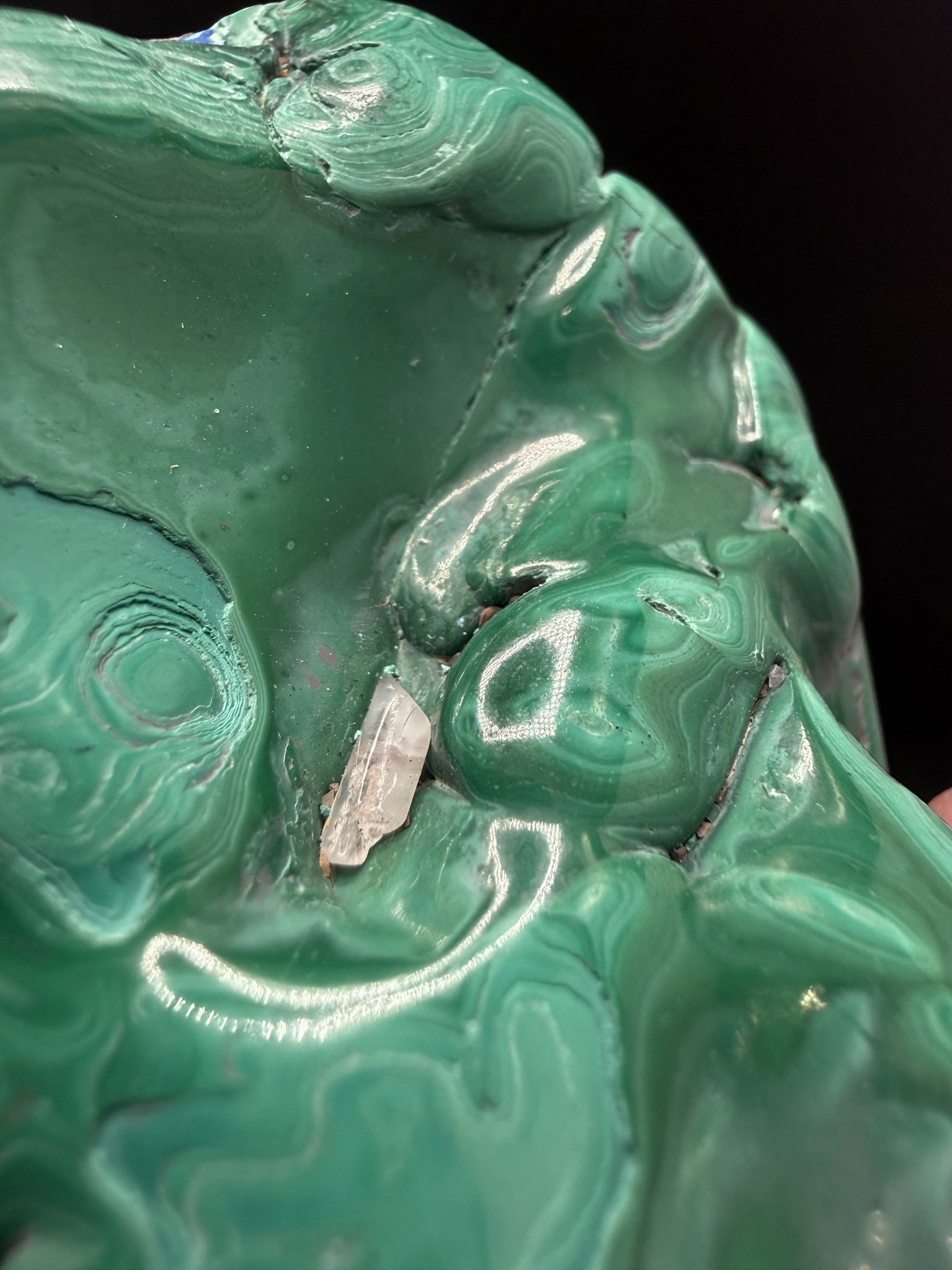 Malachite with Azurite