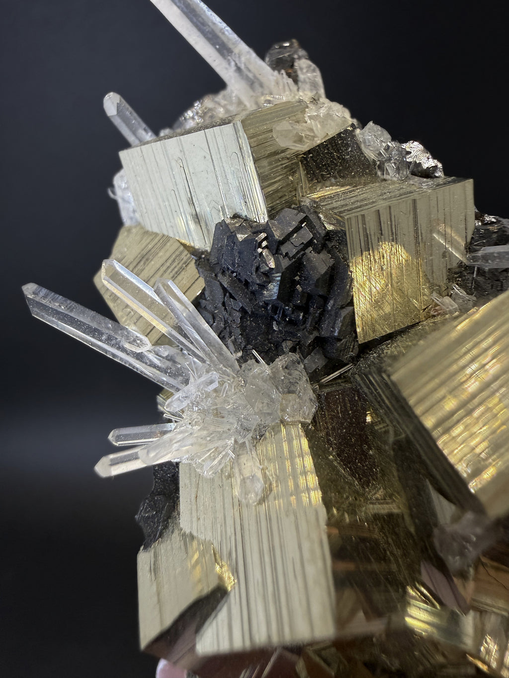 Pyrite, Quartz and Sphalerite
