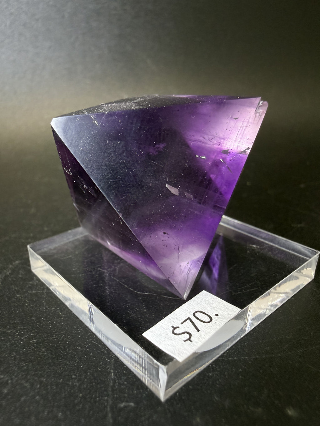 Fluorite (Polished Octahedral)