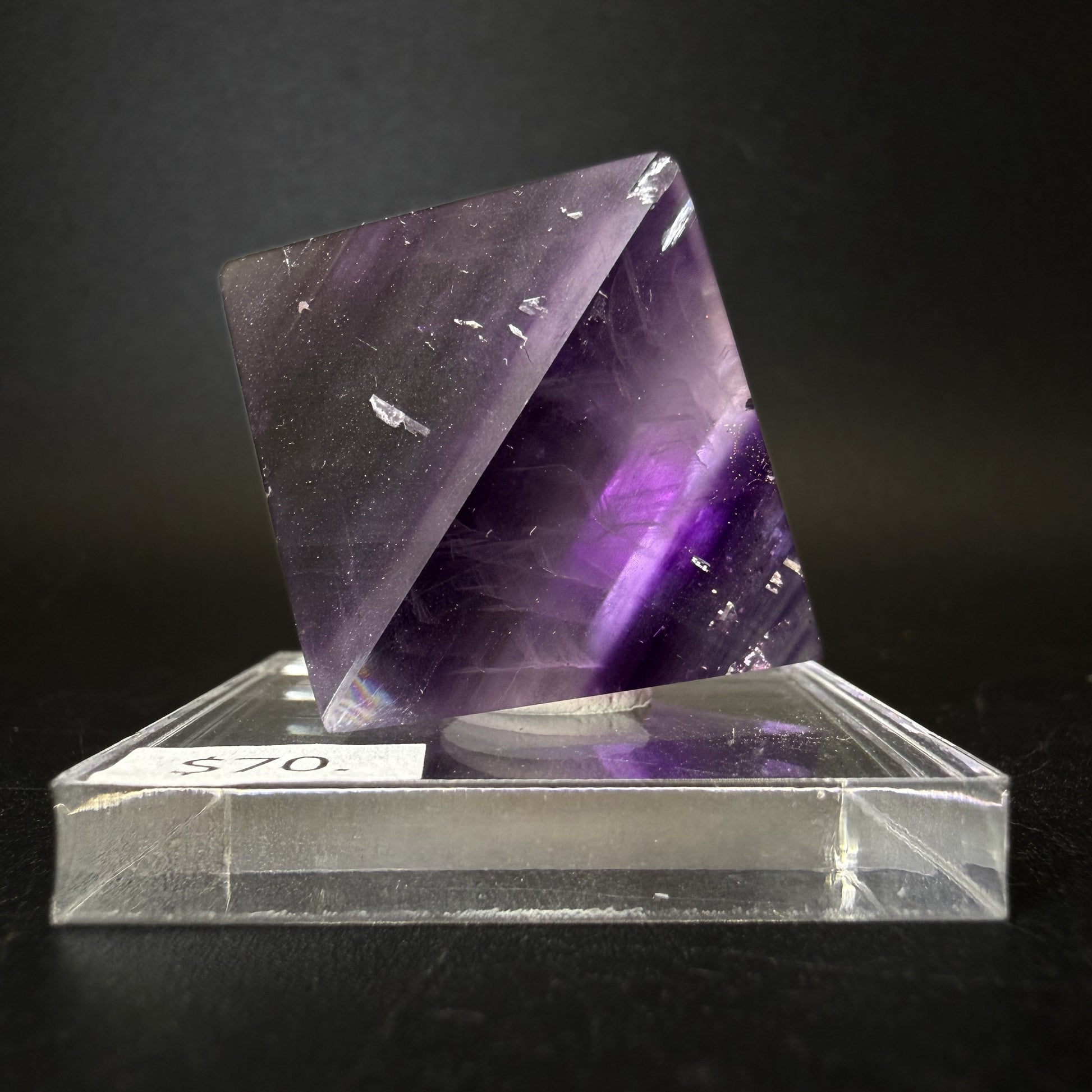 Fluorite (Polished Octahedral)