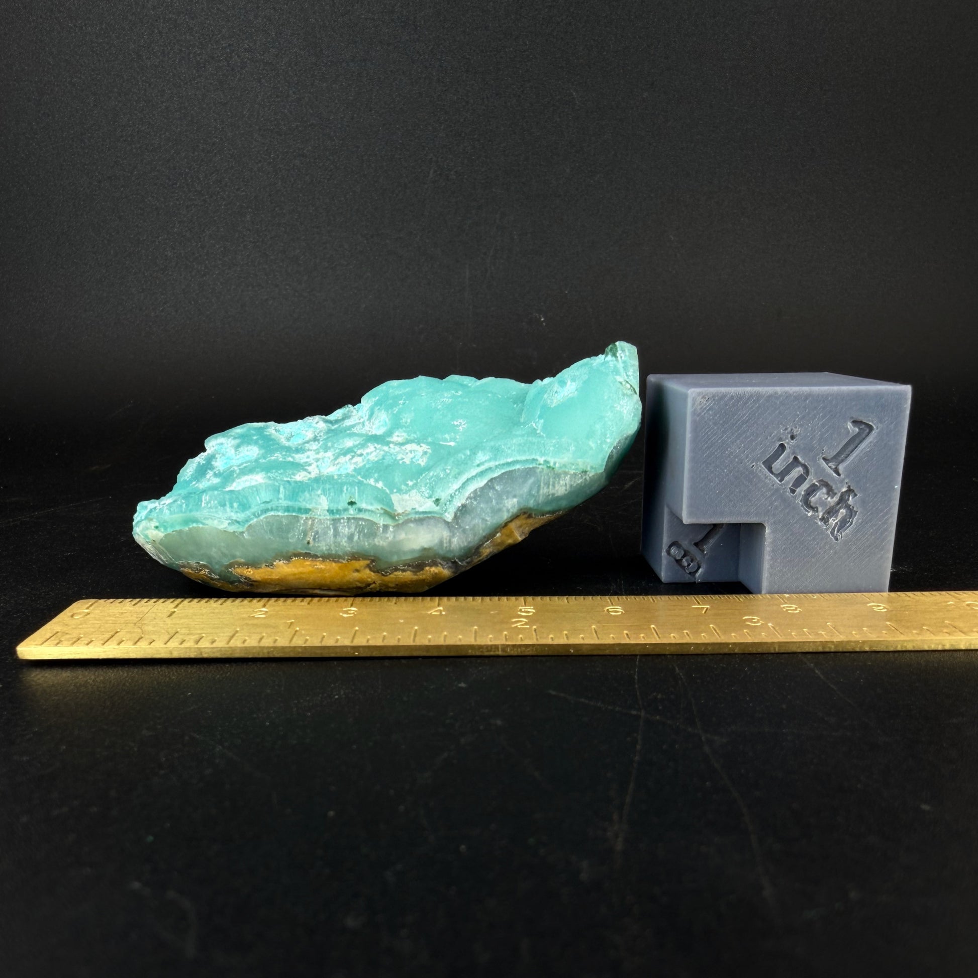 Hemimorphite on Smithsonite