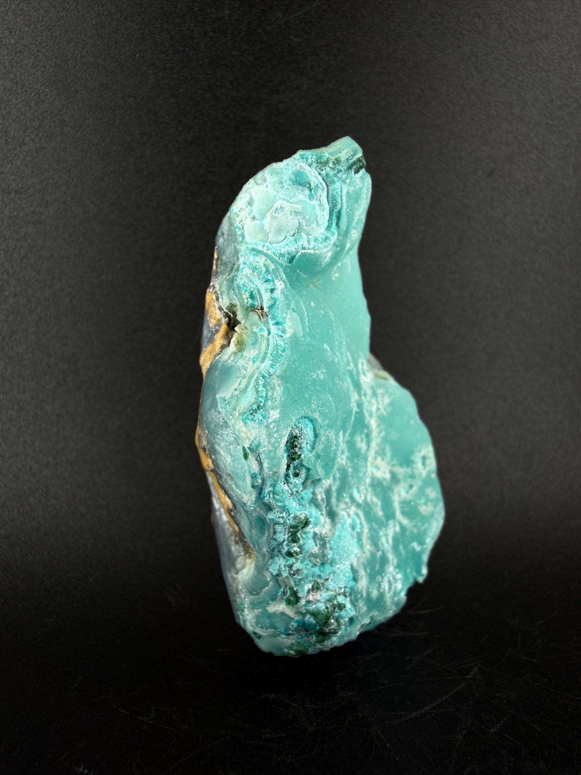 Hemimorphite on Smithsonite