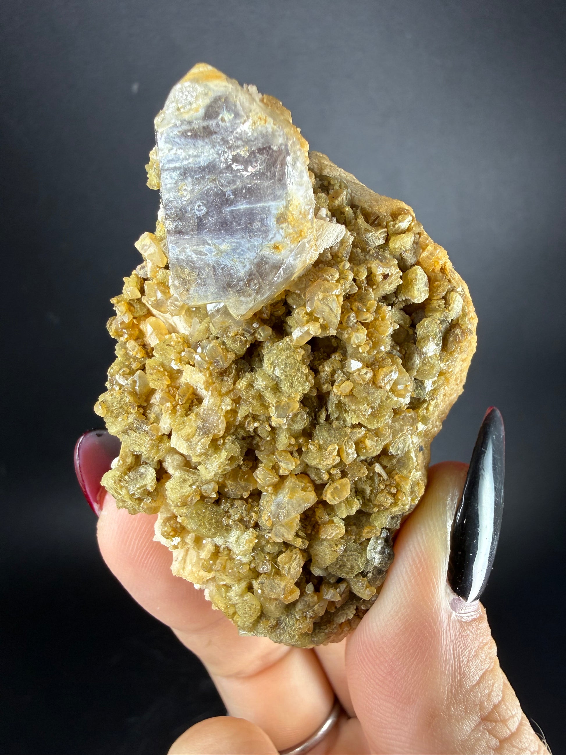 Herderite and Lepidolite
