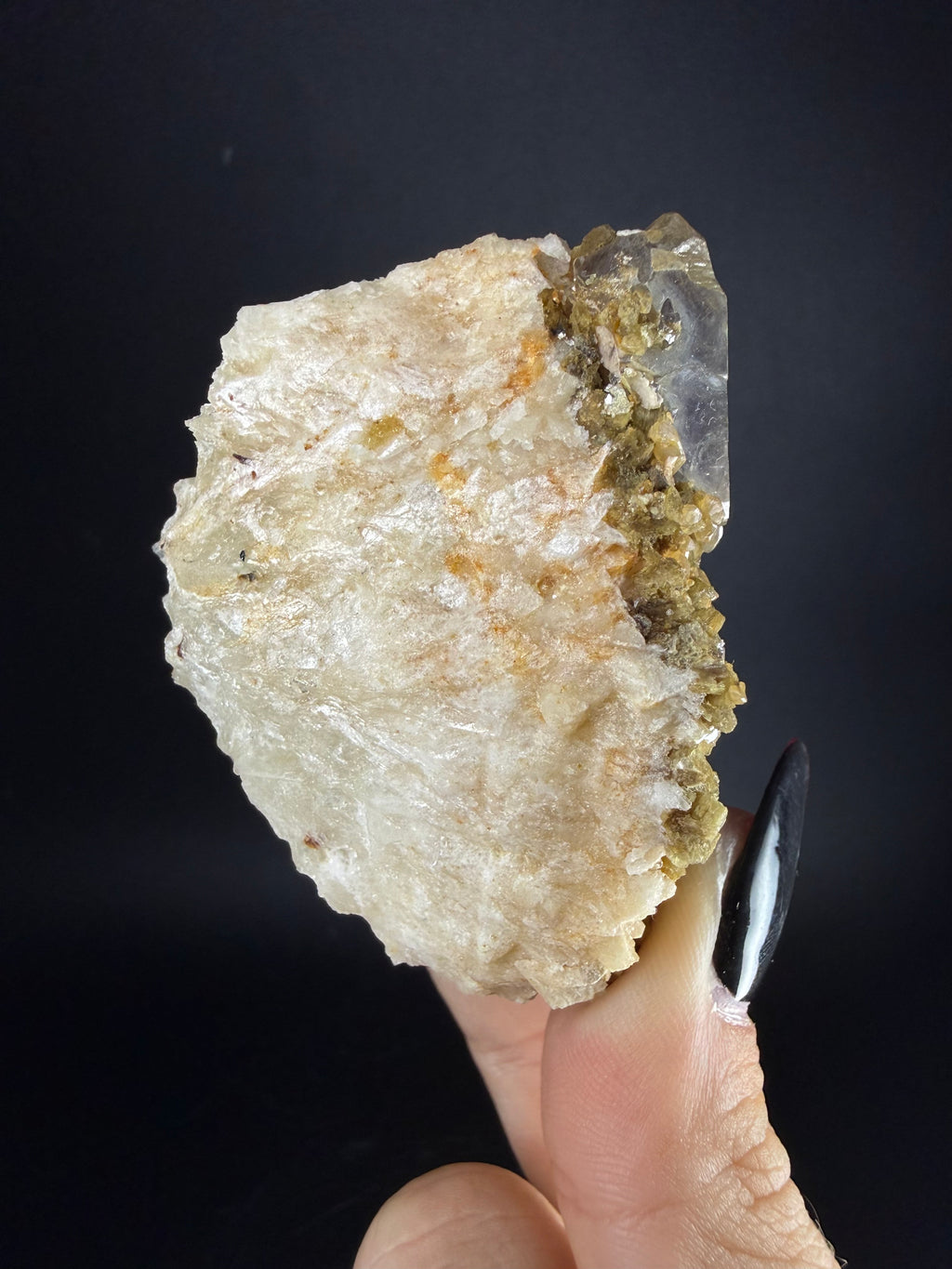 Herderite and Lepidolite