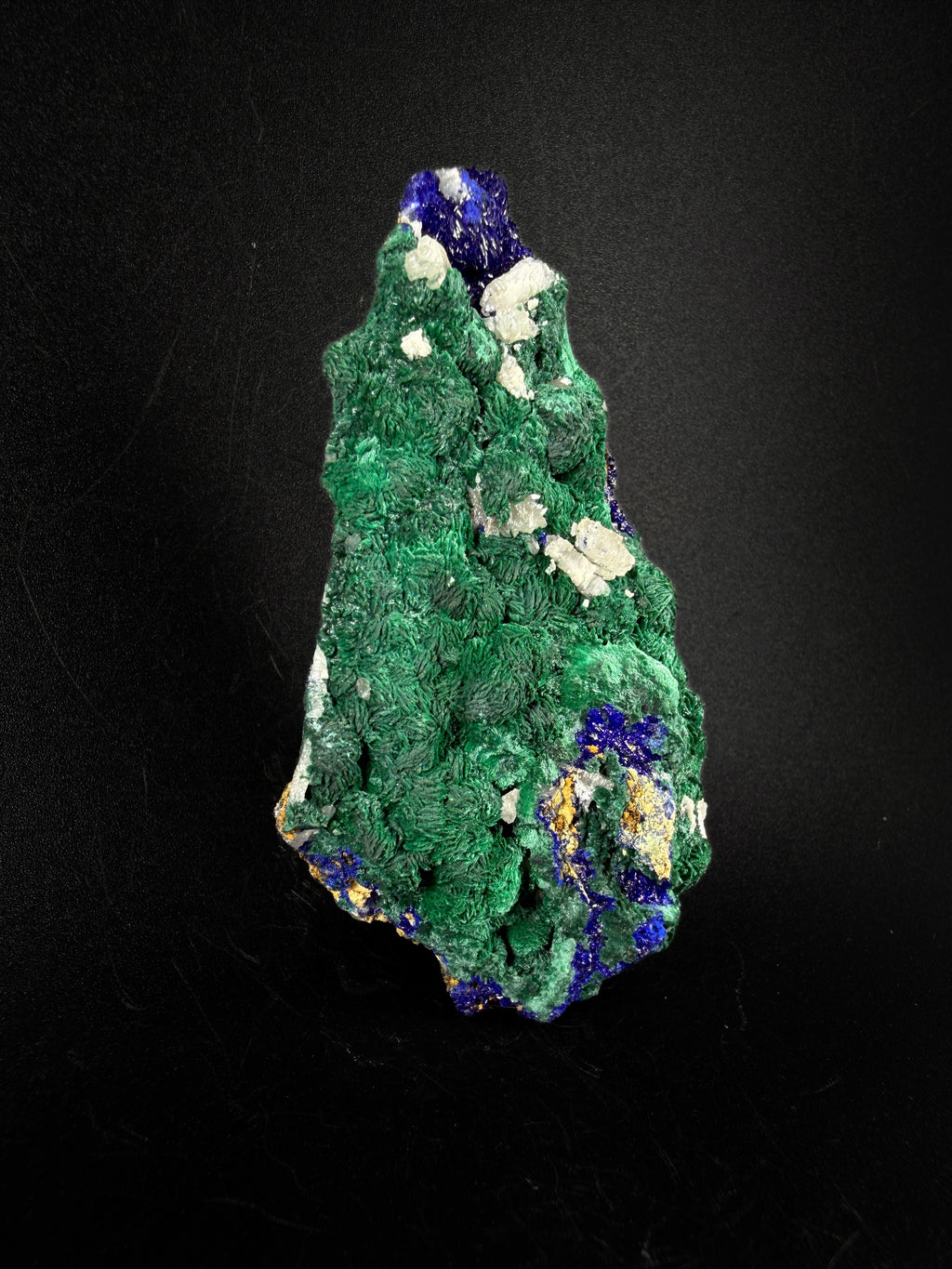 Azurite, Cerussite and Malachite
