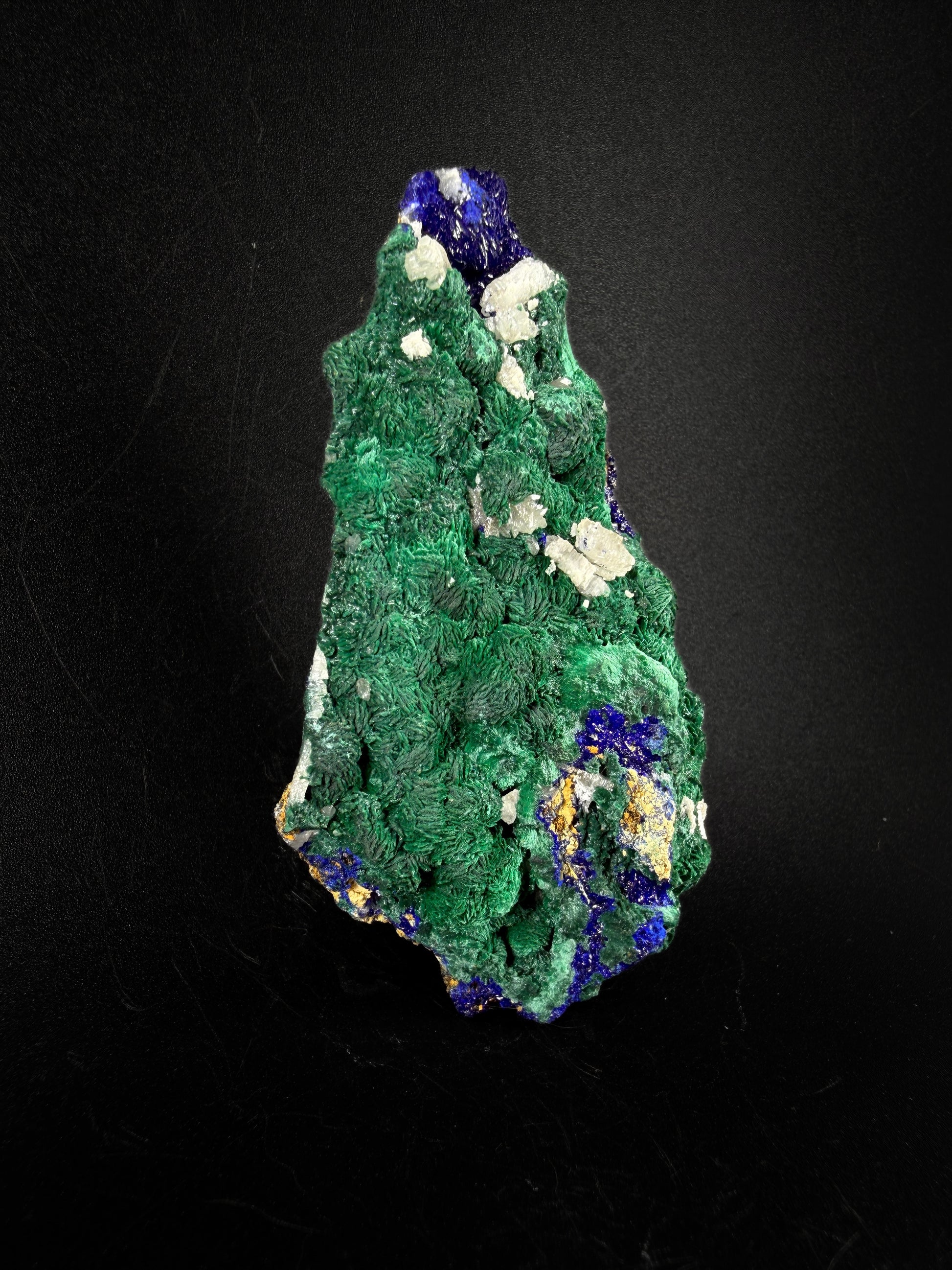 Azurite, Cerussite and Malachite