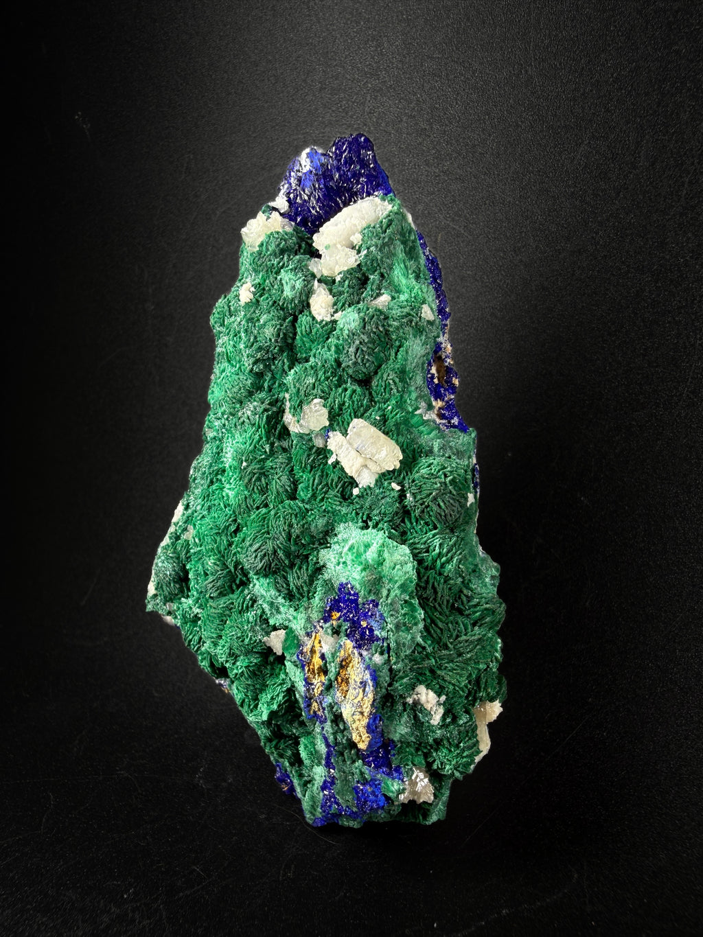 Azurite, Cerussite and Malachite