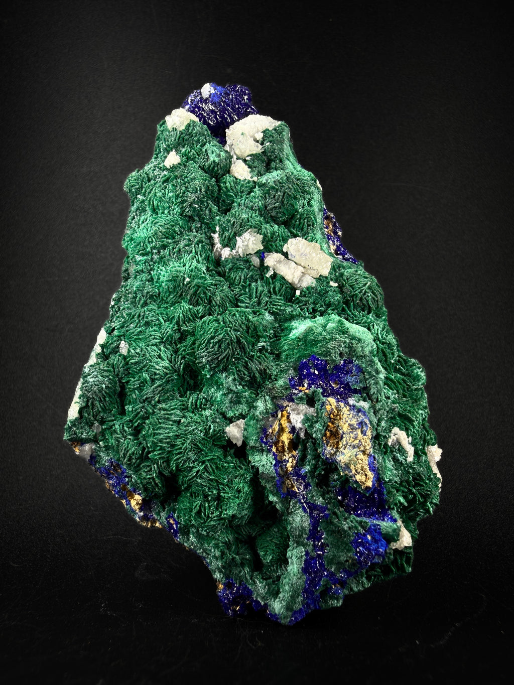 Azurite, Cerussite and Malachite