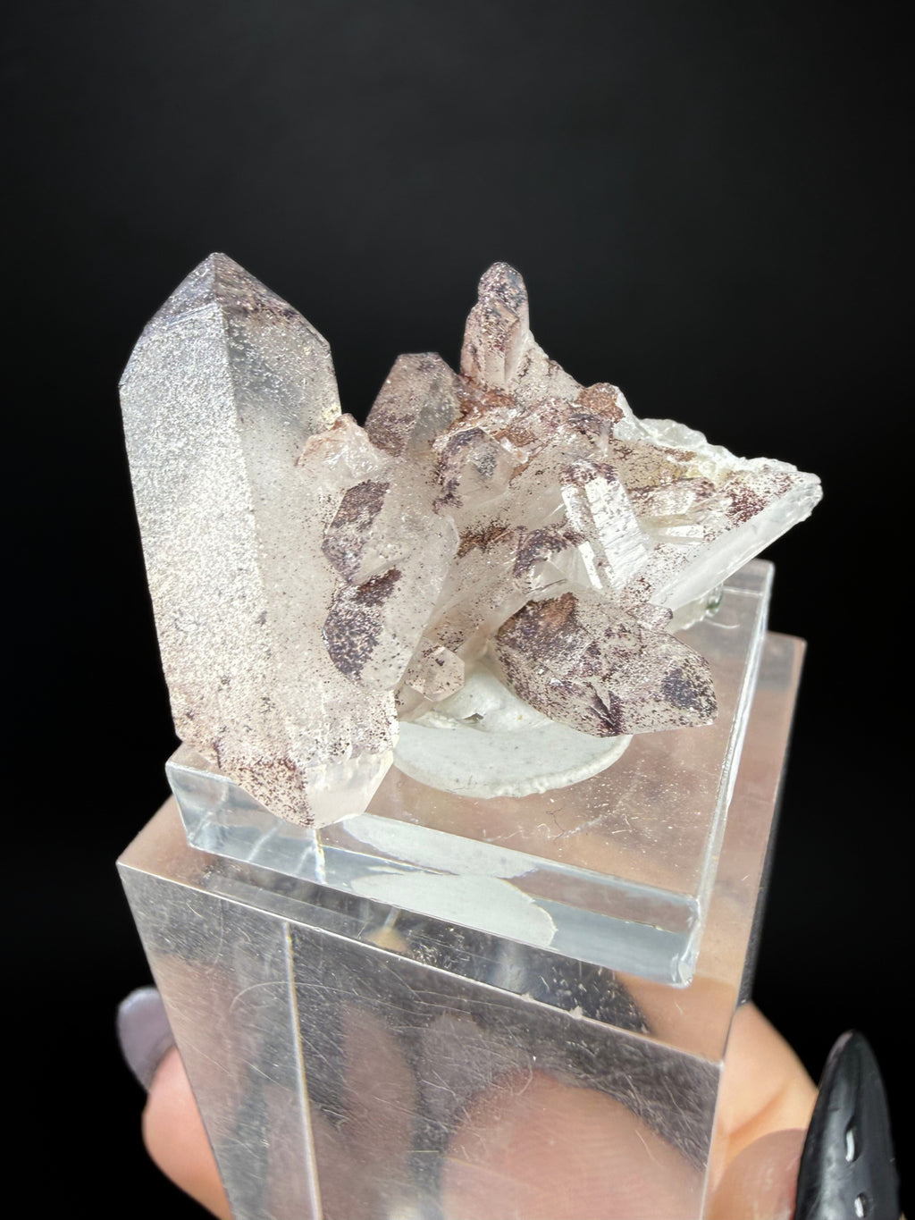 Quartz with Hematite