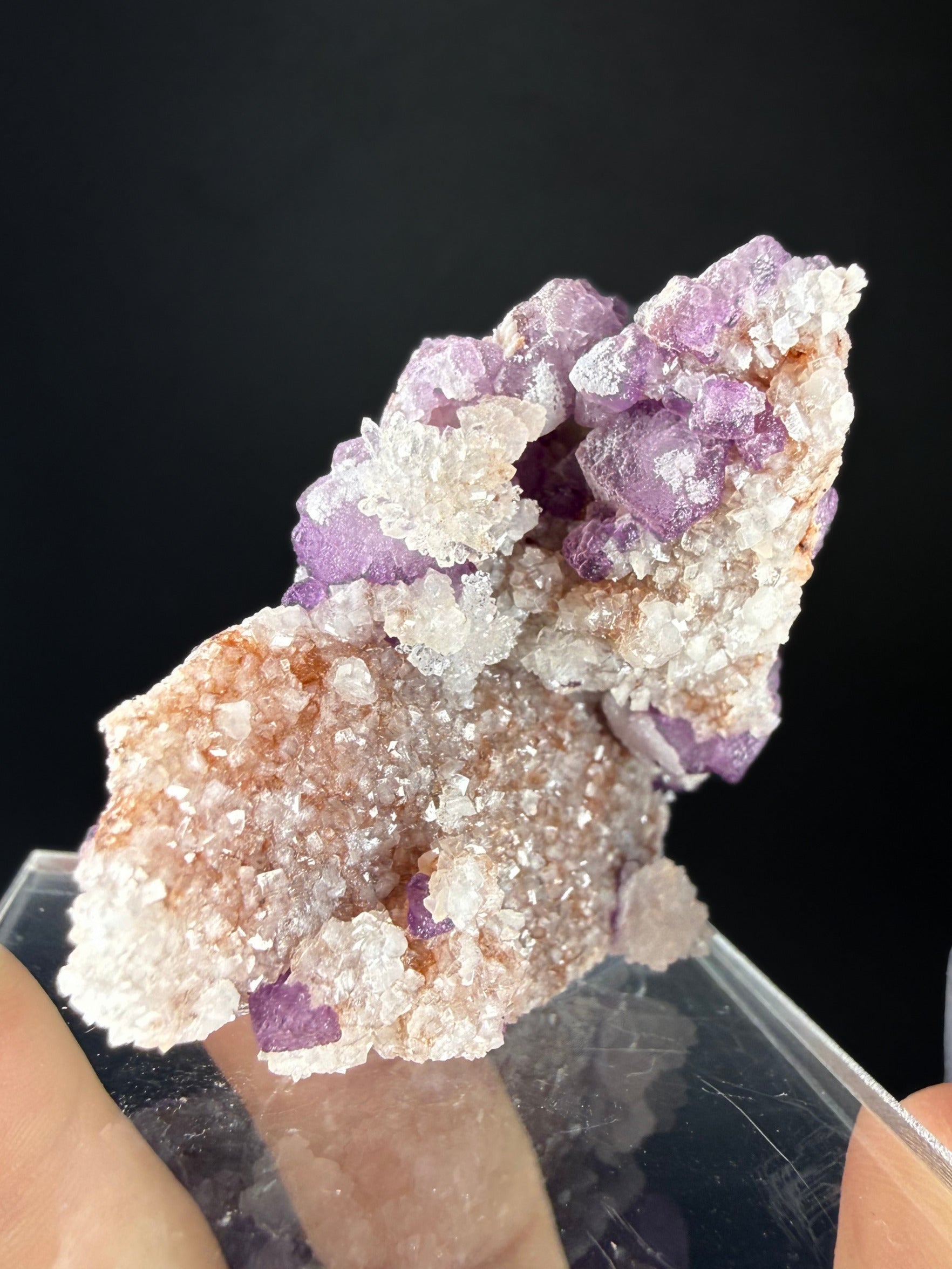 Fluorite with Quartz